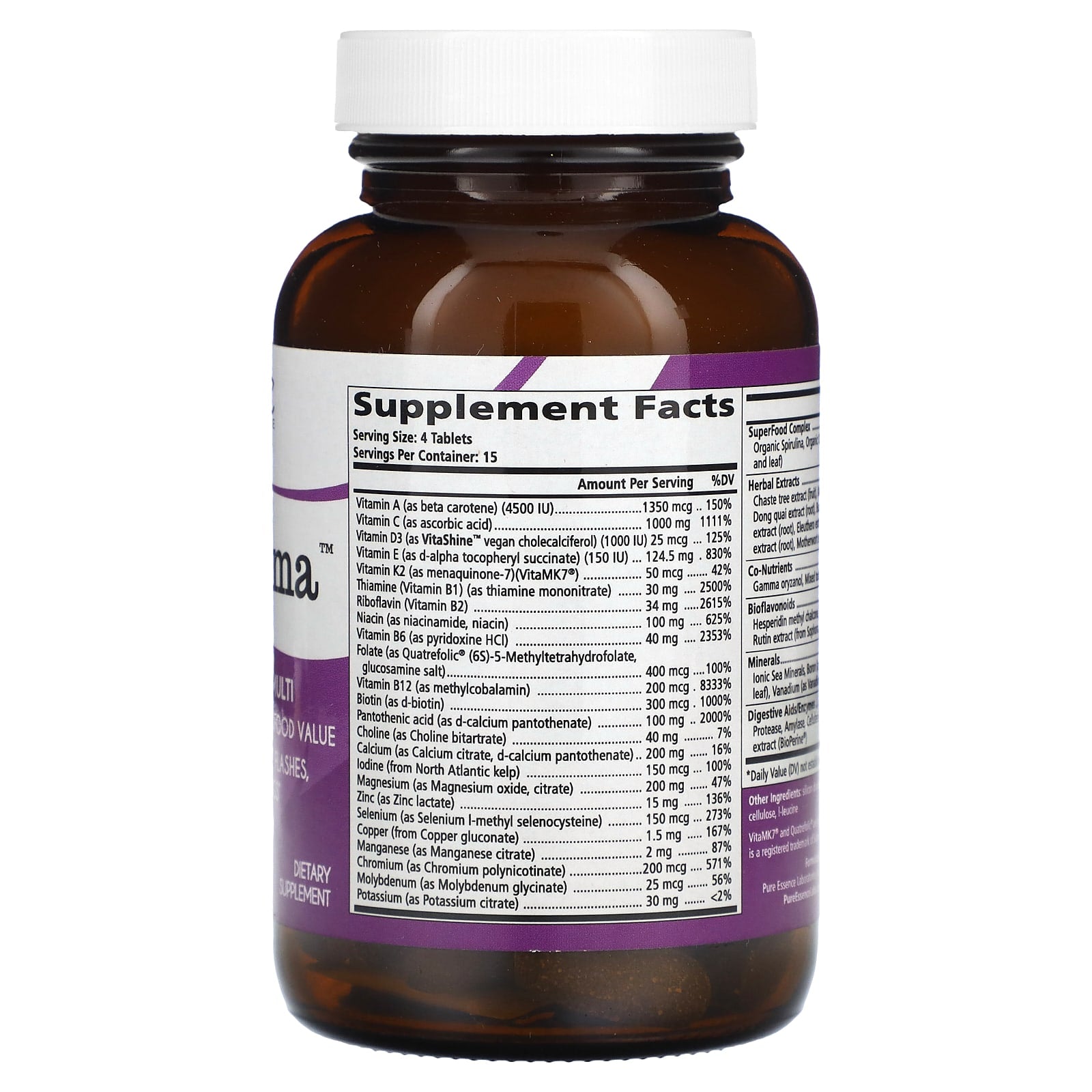 Pure Essence, ProFema, Menopause Multa, 60 Tablets - Image 2
