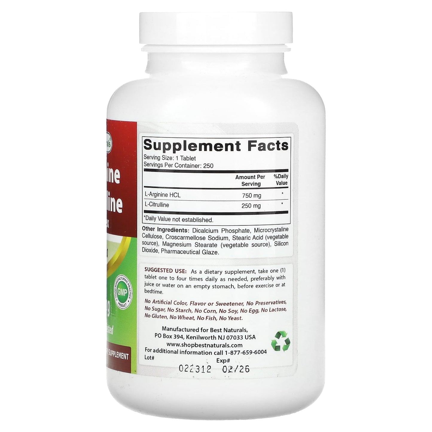Boost Nitric Oxide & Muscle Recovery with L-Arginine & L-Citrulline - Image 2