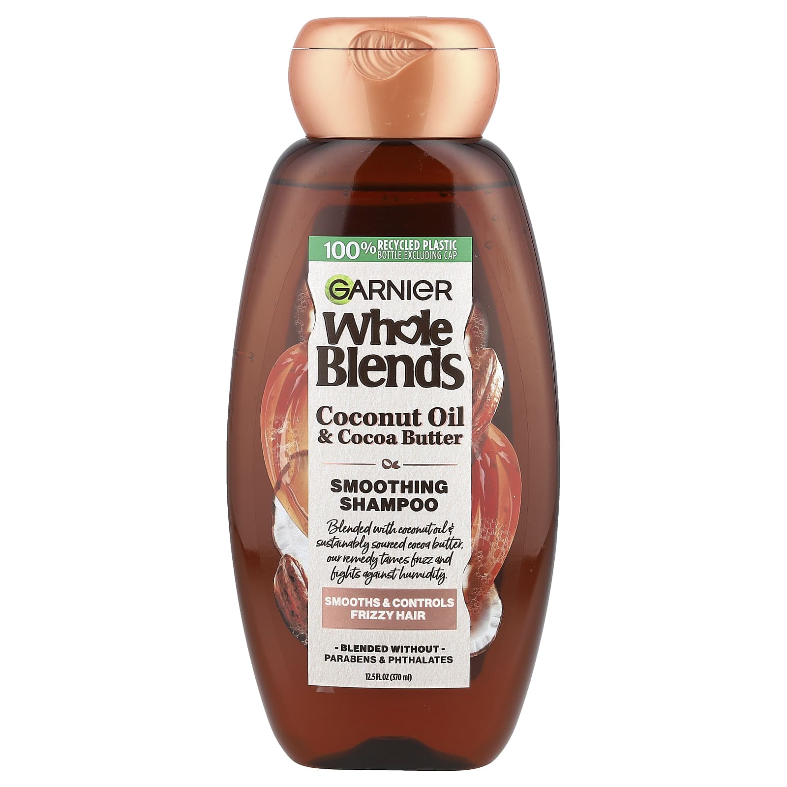 Garnier Whole Blends Smoothing Shampoo Coconut Oil & Cocoa Butter - Image 1