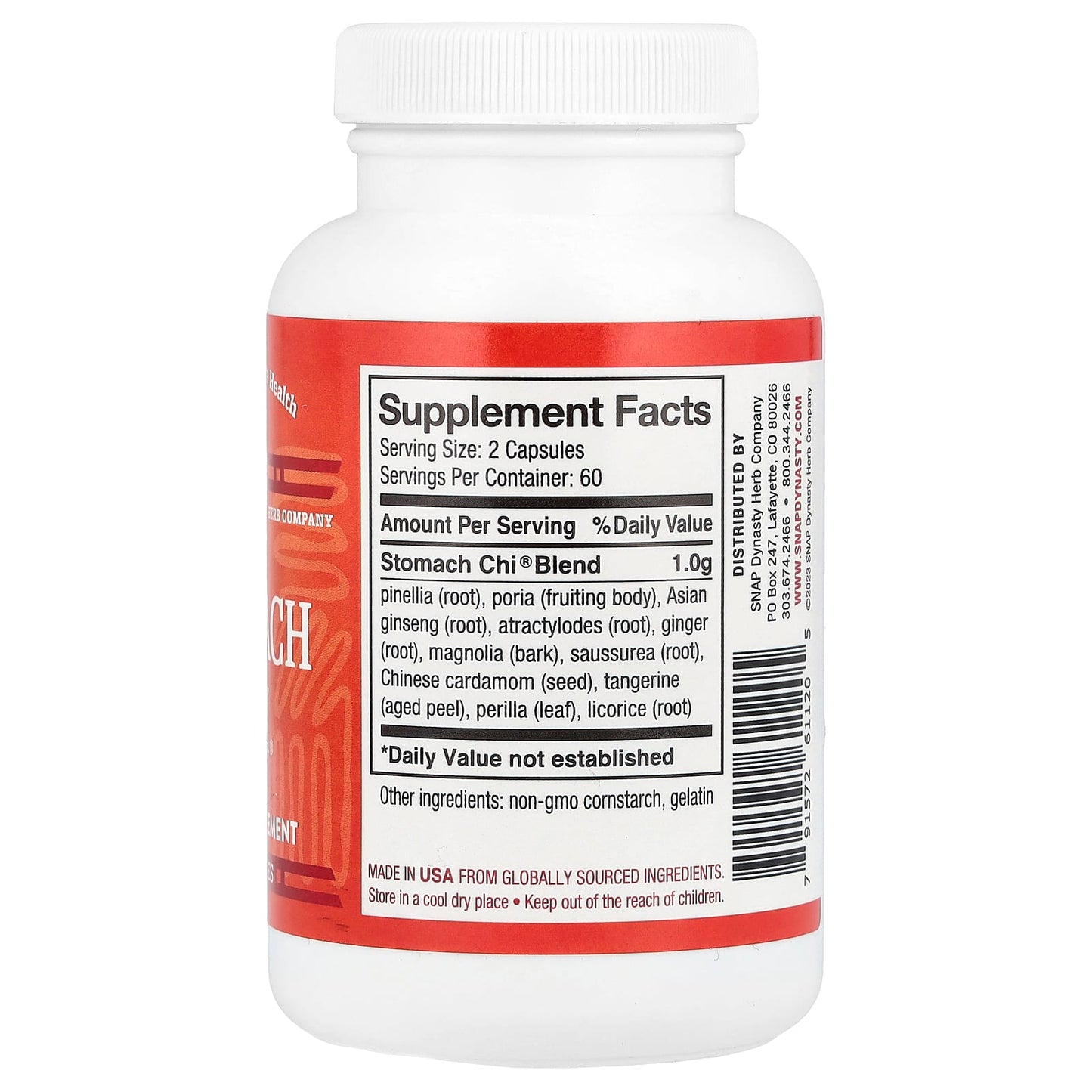 Snap Dynasty, Stomach Chi®, 120 Capsules - Image 2