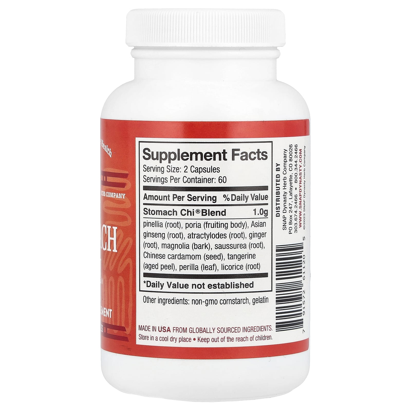 Snap Dynasty, Stomach Chi®, 120 Capsules - Image 2