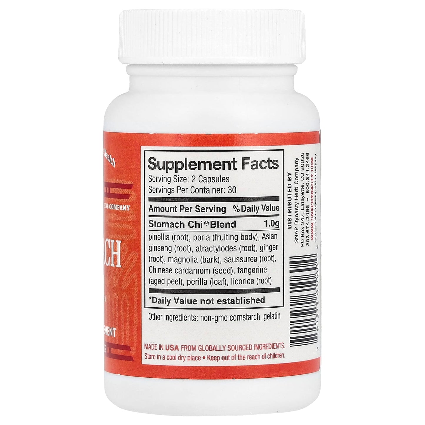 Snap Dynasty, Stomach Chi®, 60 Capsules - Image 2
