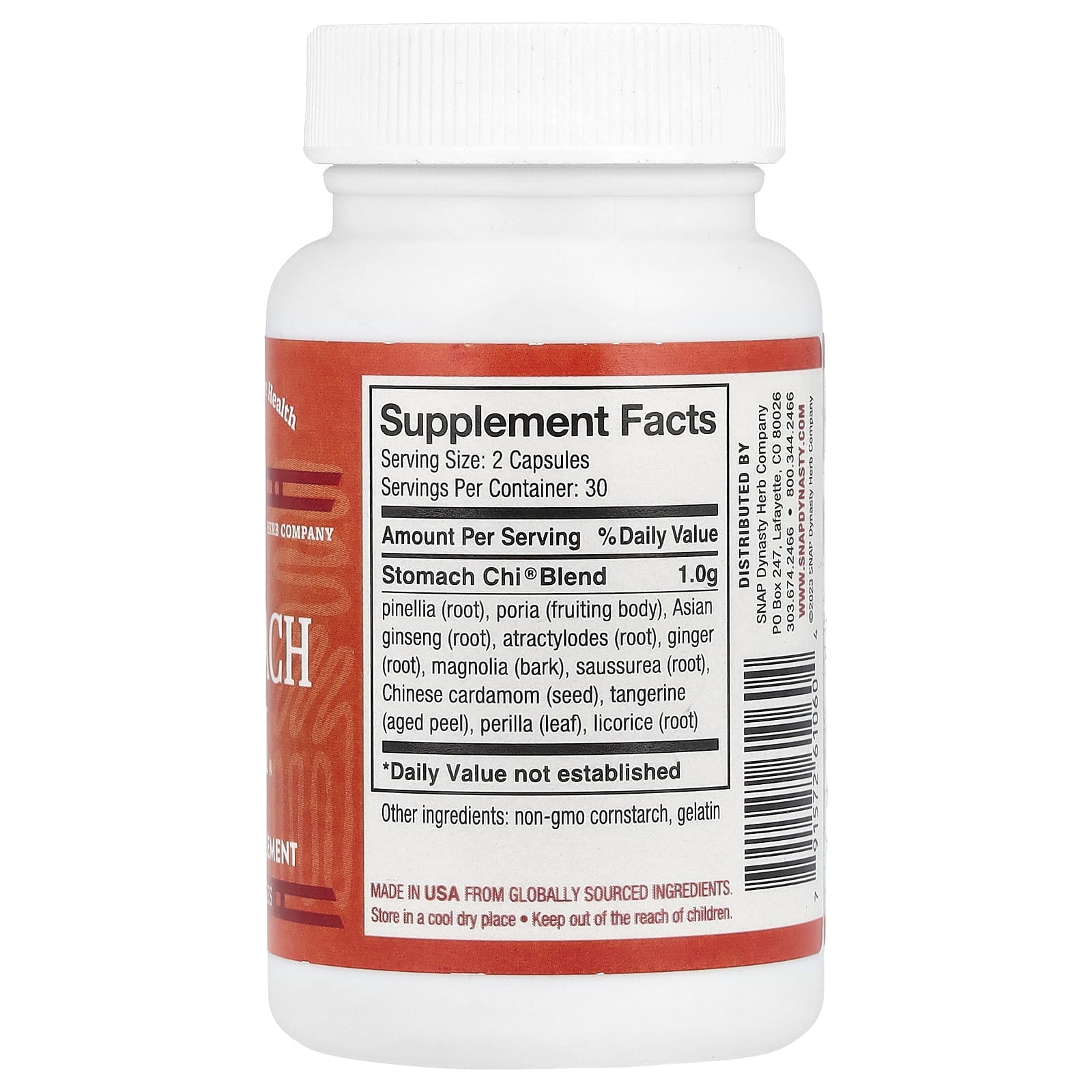 Snap Dynasty, Stomach Chi®, 60 Capsules - Image 2