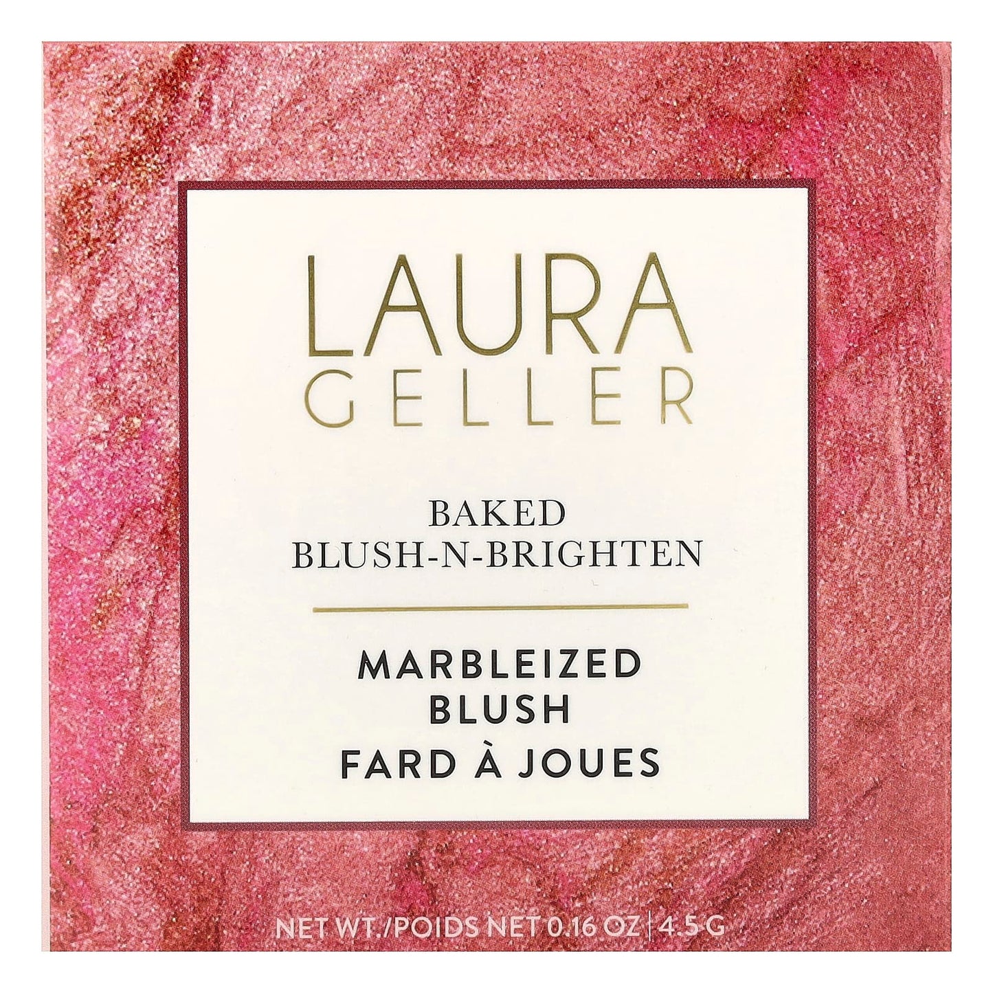 Laura Geller, Baked Blush-N-Brighten, Marbleized Blush, Pink Buttercream, 0.16 oz (4.5 g) - Image 2