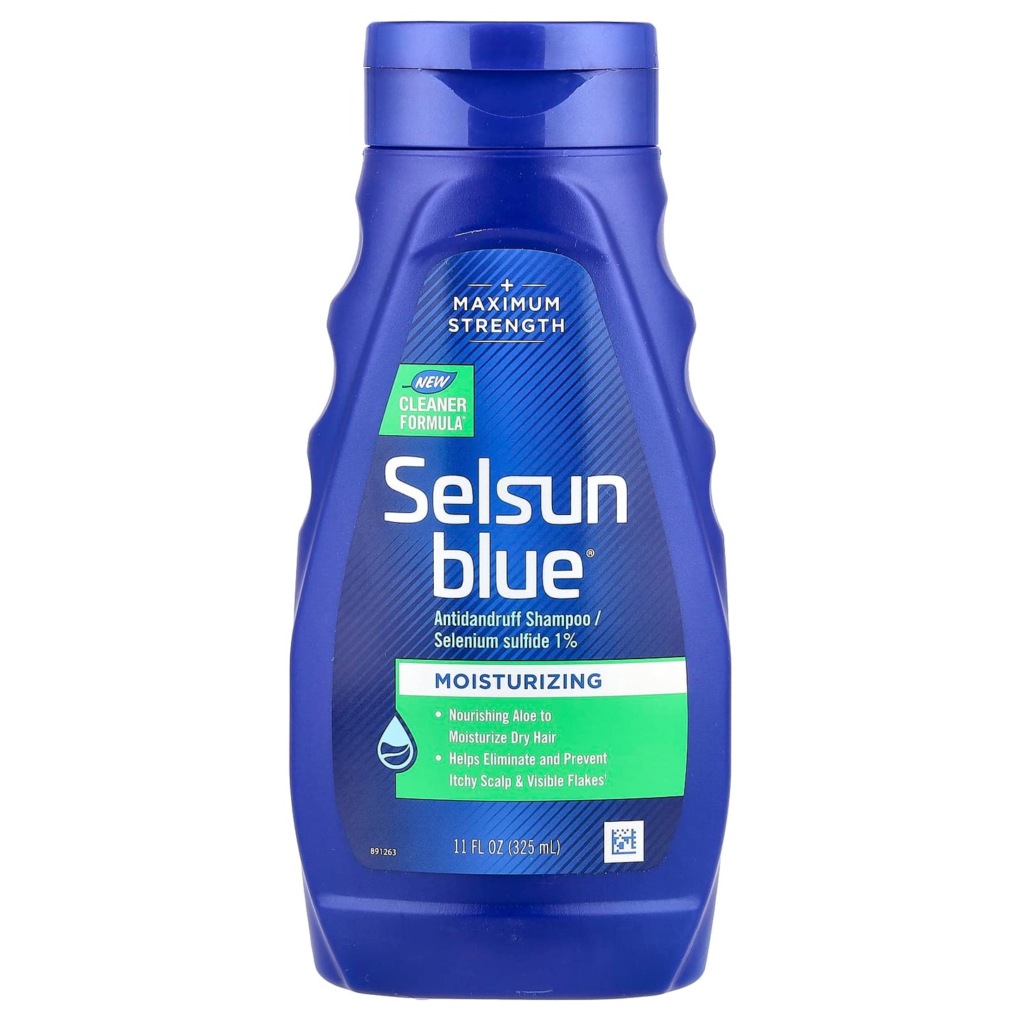 Selsun Blue, Antidandruff Shampoo, Moisturizing, 11 fl oz (325 ml) - Image 1