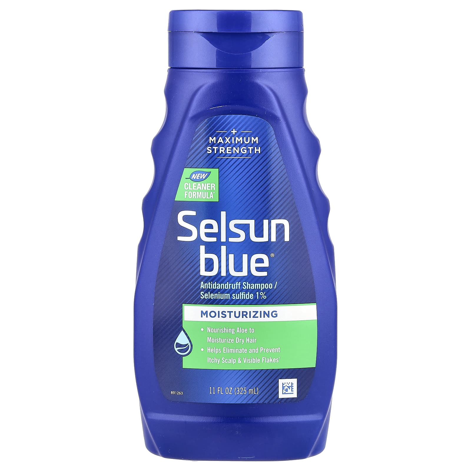 Selsun Blue, Antidandruff Shampoo, Moisturizing, 11 fl oz (325 ml) - Image 1