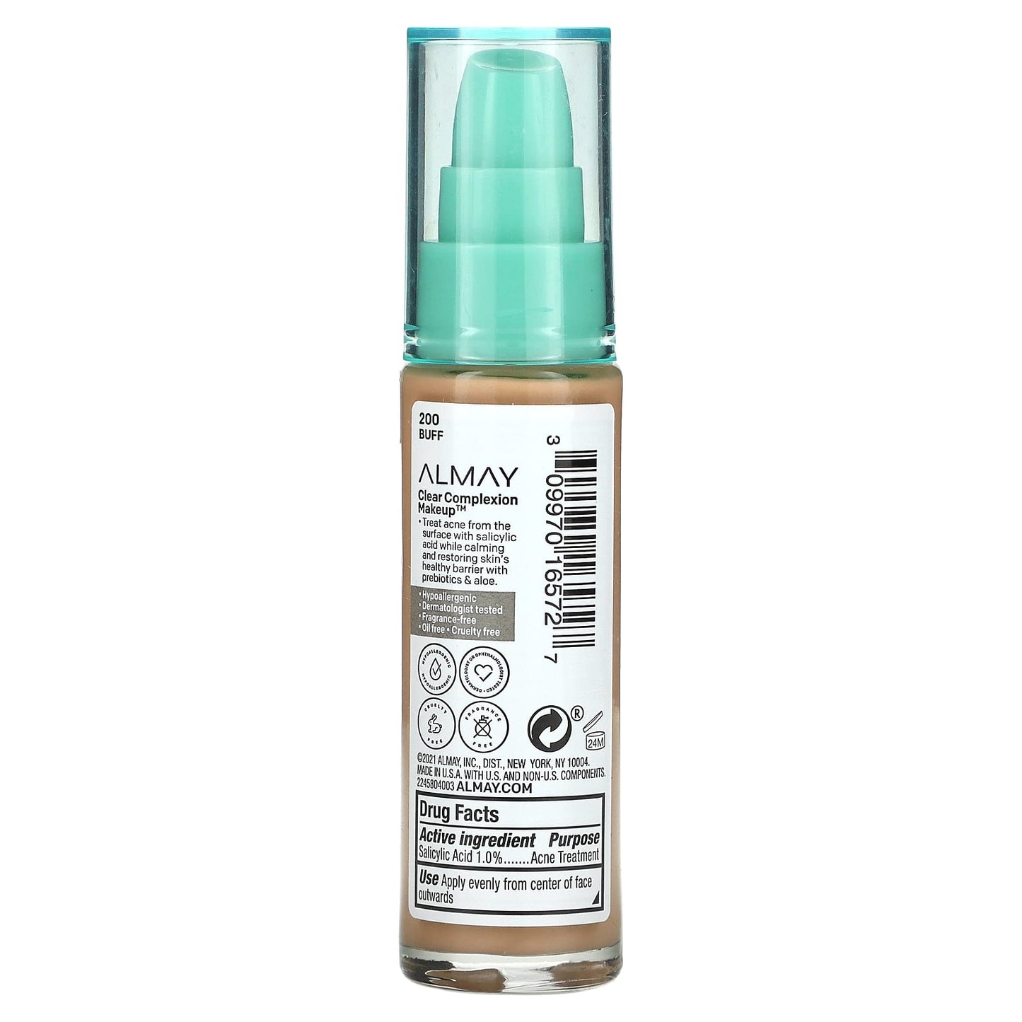 Almay Clear Complexion Makeup, Salicylic Acid Acne Treatment, 1 fl oz - Image 2