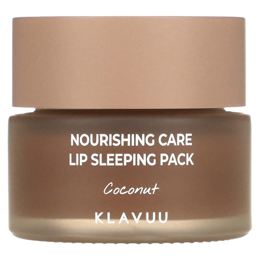 KLAVUU, Nourishing Care, Lip Sleeping Pack, Coconut, 0.70 oz (20 g) - Image 1