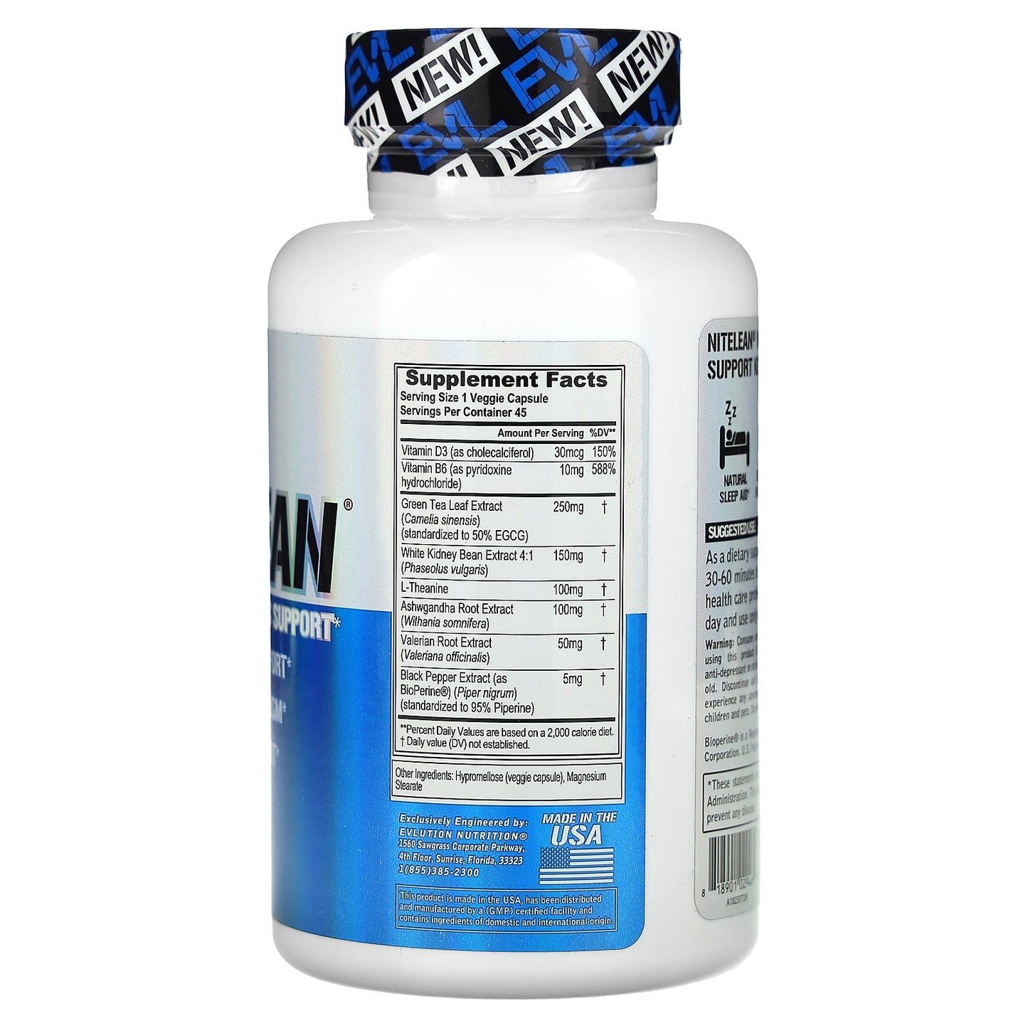 EVLution Nutrition NiteLean Nighttime Weight Loss & Sleep Support - Image 2