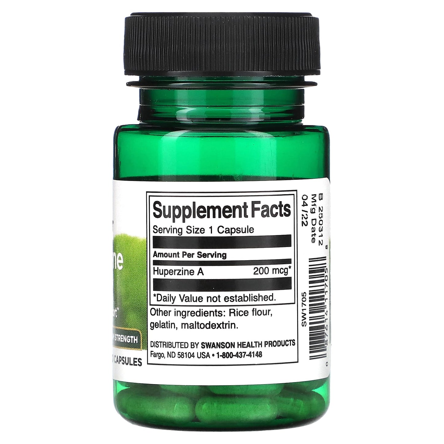 Swanson, Huperine A, Maximum Strength, 200 mcg, 30 Capsules - Image 2