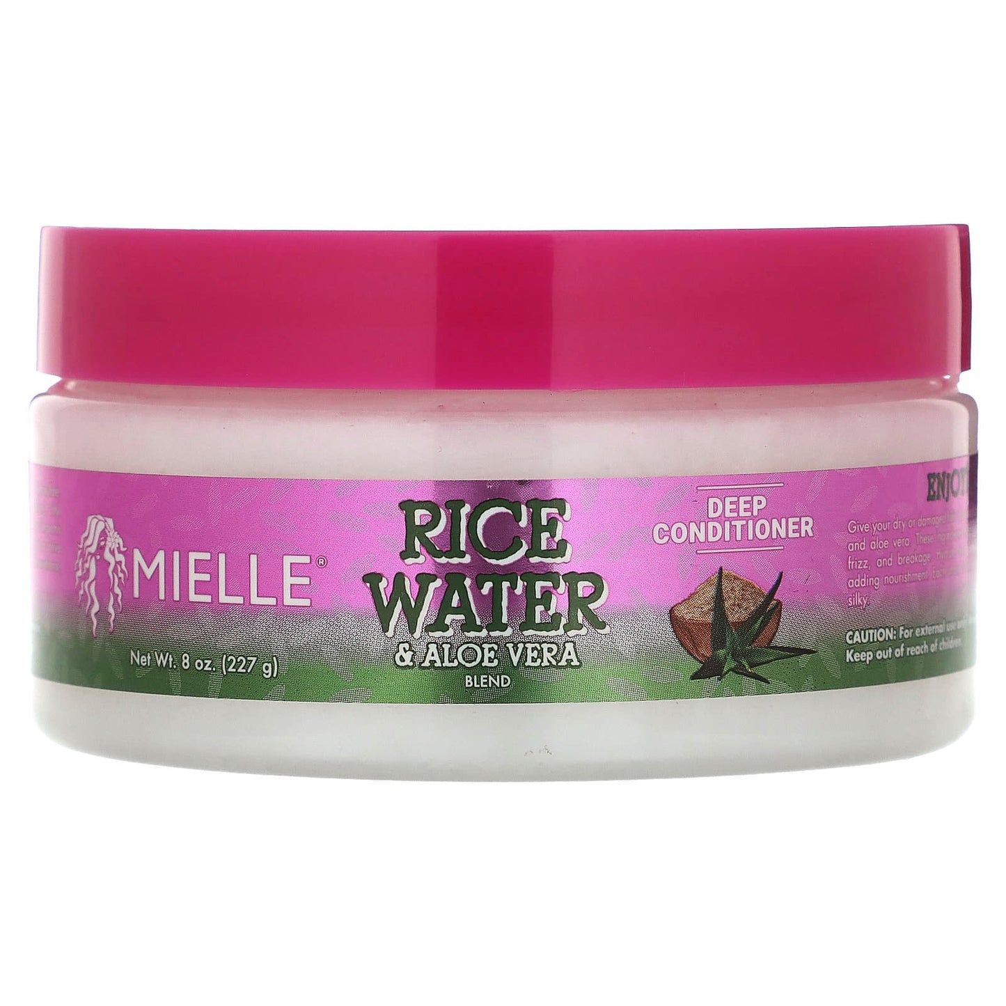 Mielle, Deep Conditioner, Rice Water & Aloe Vera Blend, 8 oz (227 g) - Image 1