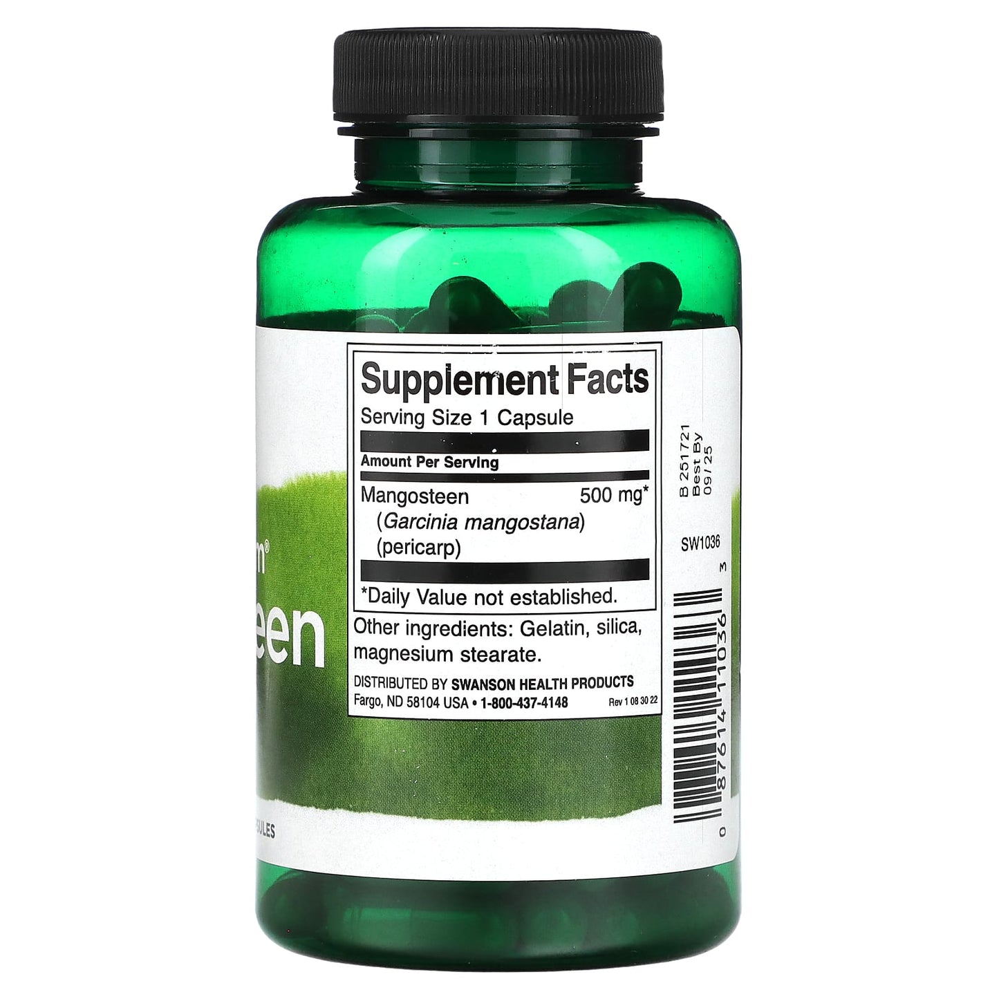 Swanson, Full Spectrum Mangosteen, 500 mg, 100 Capsules - Image 2