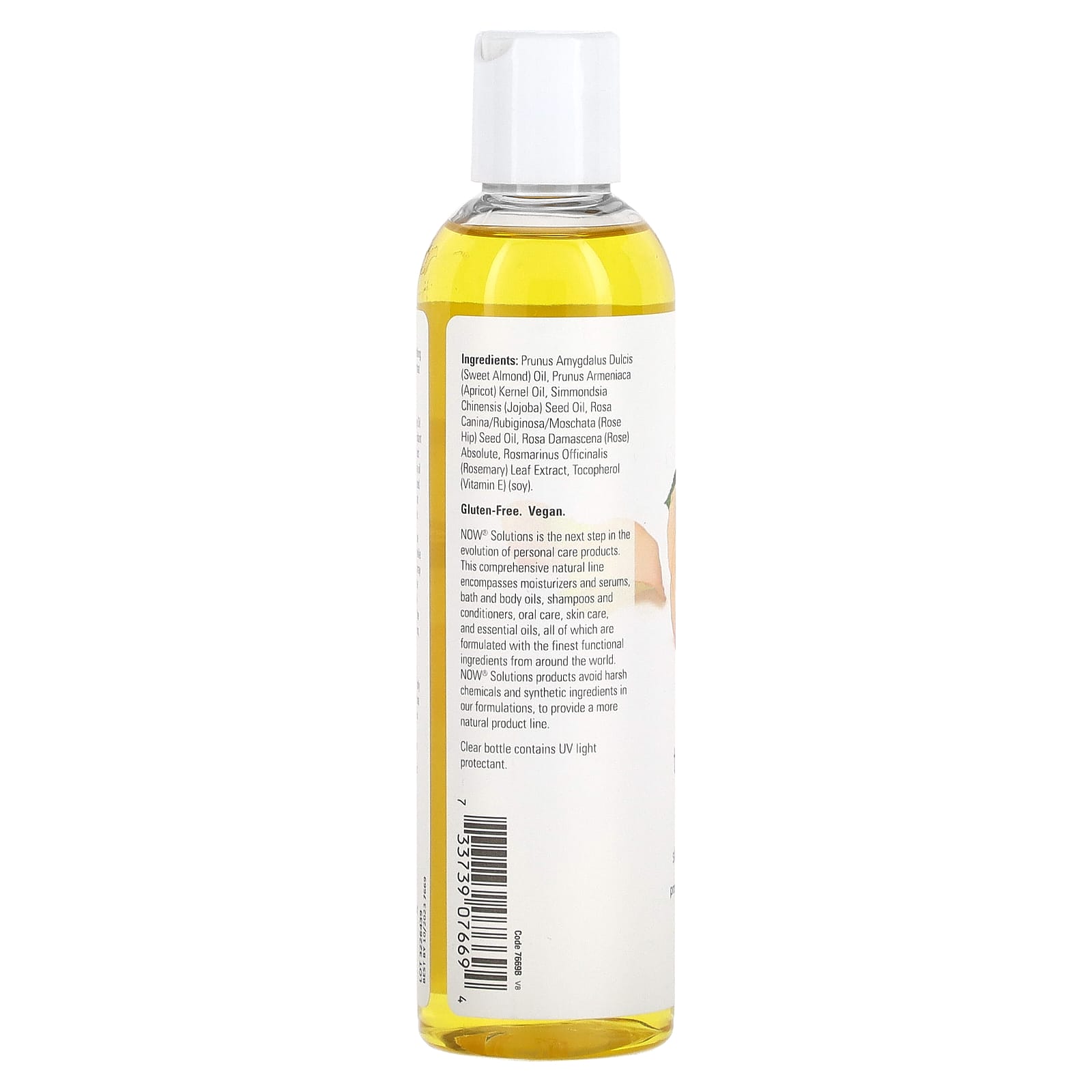 NOW Foods, Solutions, Tranquil Rose Massage Oil, 8 fl oz (237 ml) - Image 2