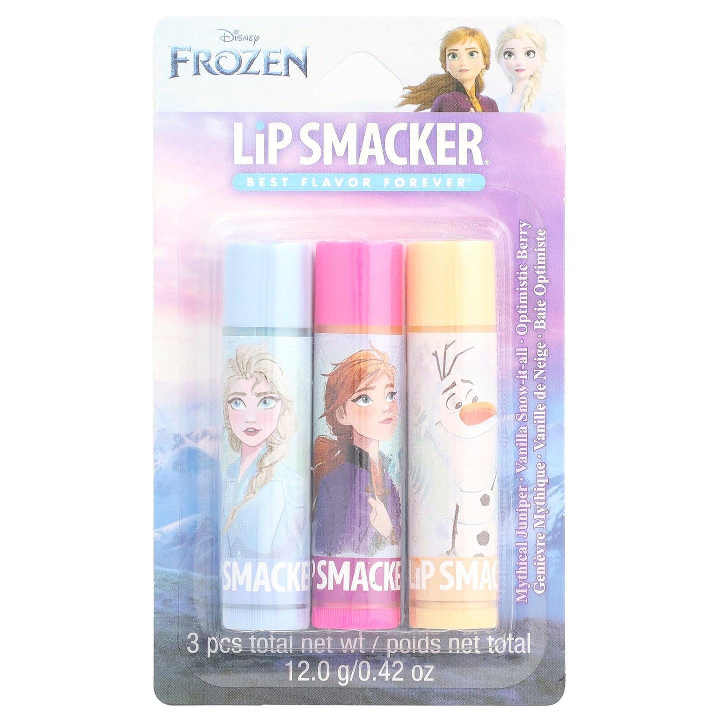 Lip Smacker, Disney Frozen II, Lip Balm, Trio Pack, 3 Pack, 0.14 oz (4 g) Each - Image 2