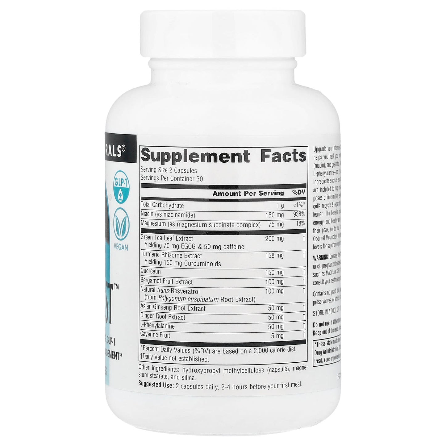 Source Naturals, RealFast™, 60 Vegan Capsules - Image 2