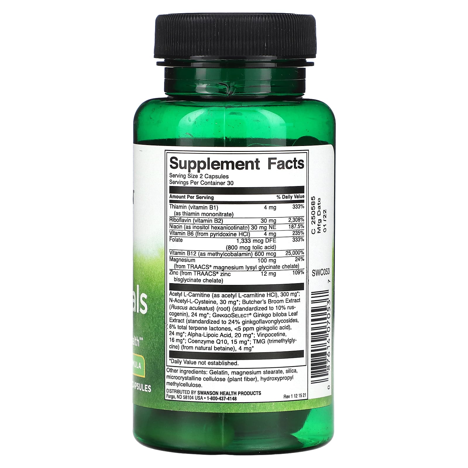 Swanson, Ear Essentials, 60 Capsules - Image 2