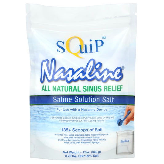 Squip, Nasaline®, Saline Solution Salt, 12 oz (340 g) - Image 1