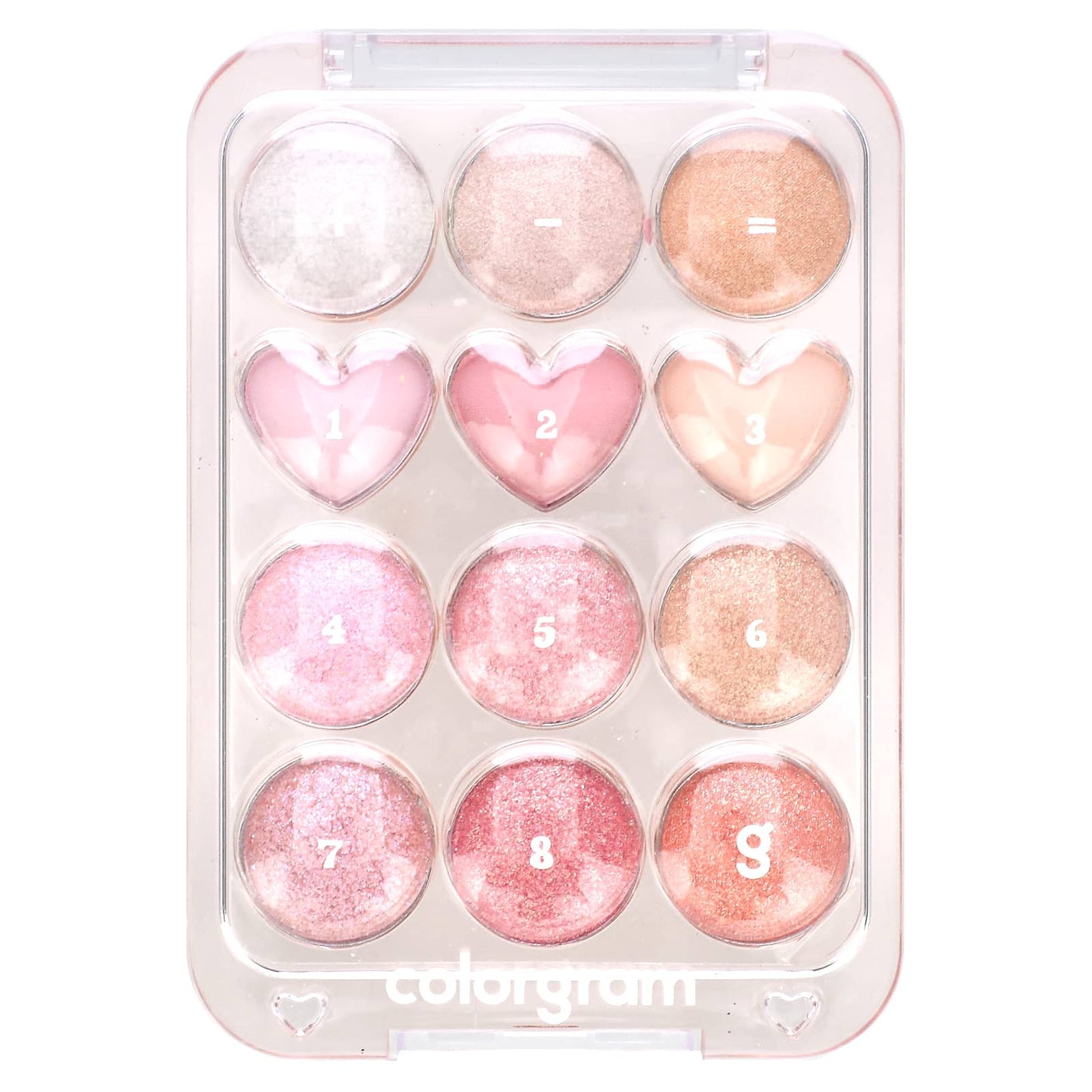 Brighten Up with Colorgram's 04 Bright + Cool Eyeshadow Palette - Image 1
