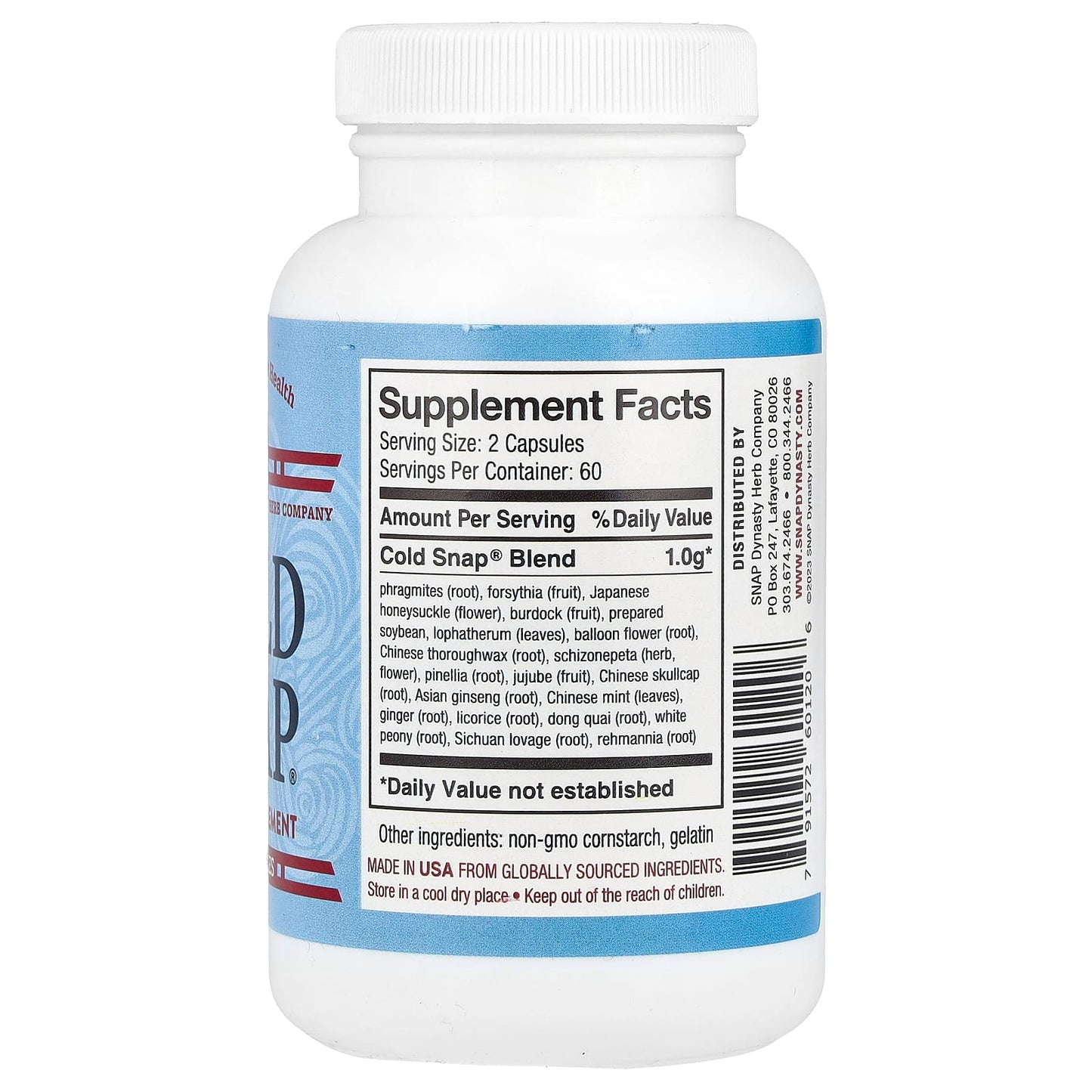 Snap Dynasty, Cold Snap®, 120 Capsules - Image 2