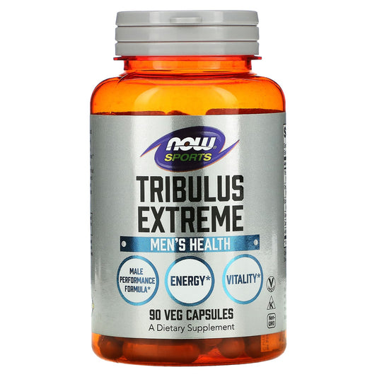 NOW Foods, Sports, Tribulus Extreme, Men's Health, 90 Veg Capsules - Image 1