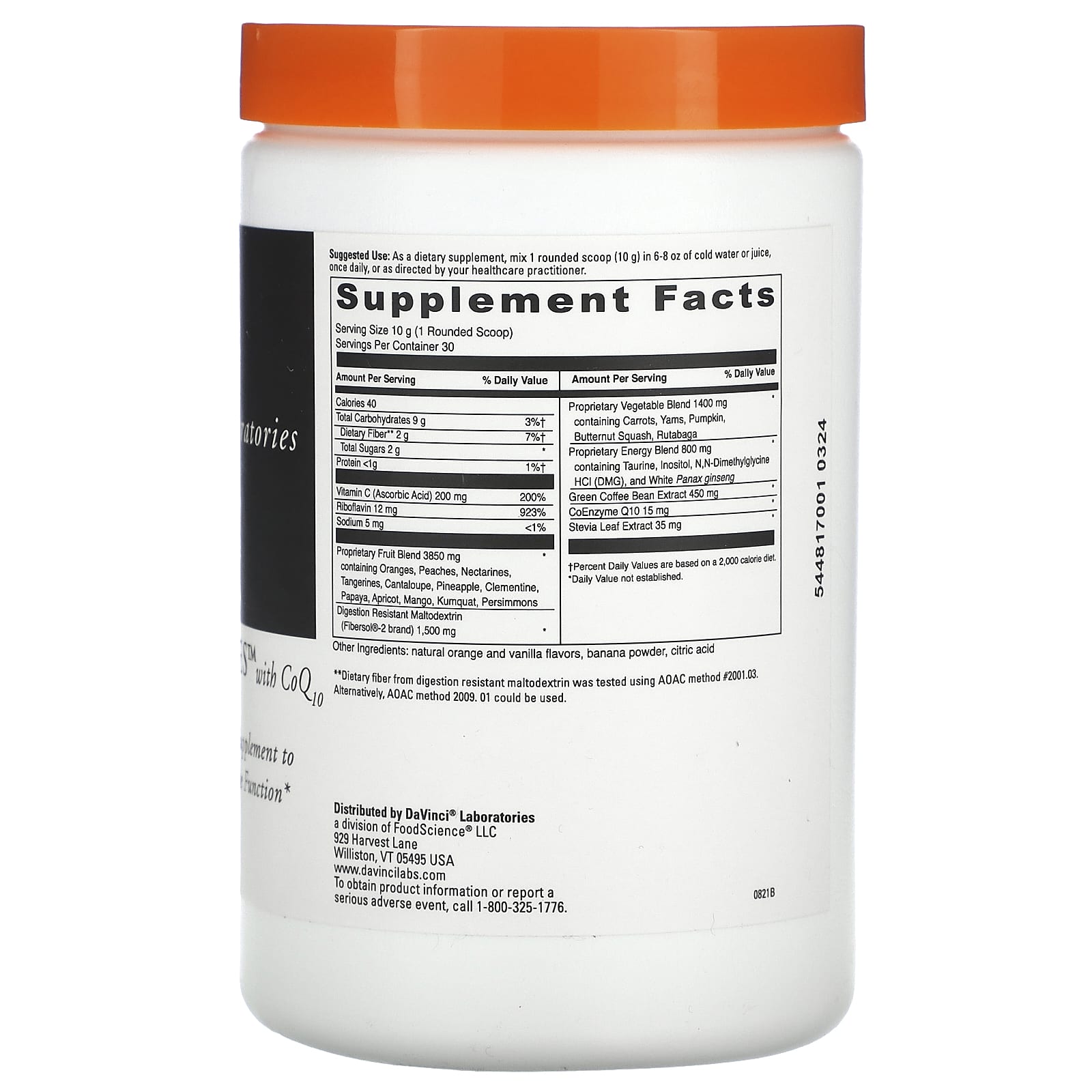 Boost Energy with DaVinci Laboratories' Spectra Oranges with CoQ10 - Image 2