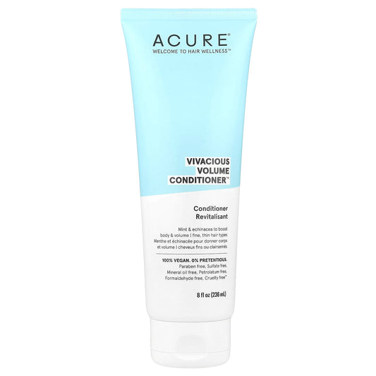 Boost Fine Hair with Acure's Minty Volume Conditioner, 8 fl oz - Image 1
