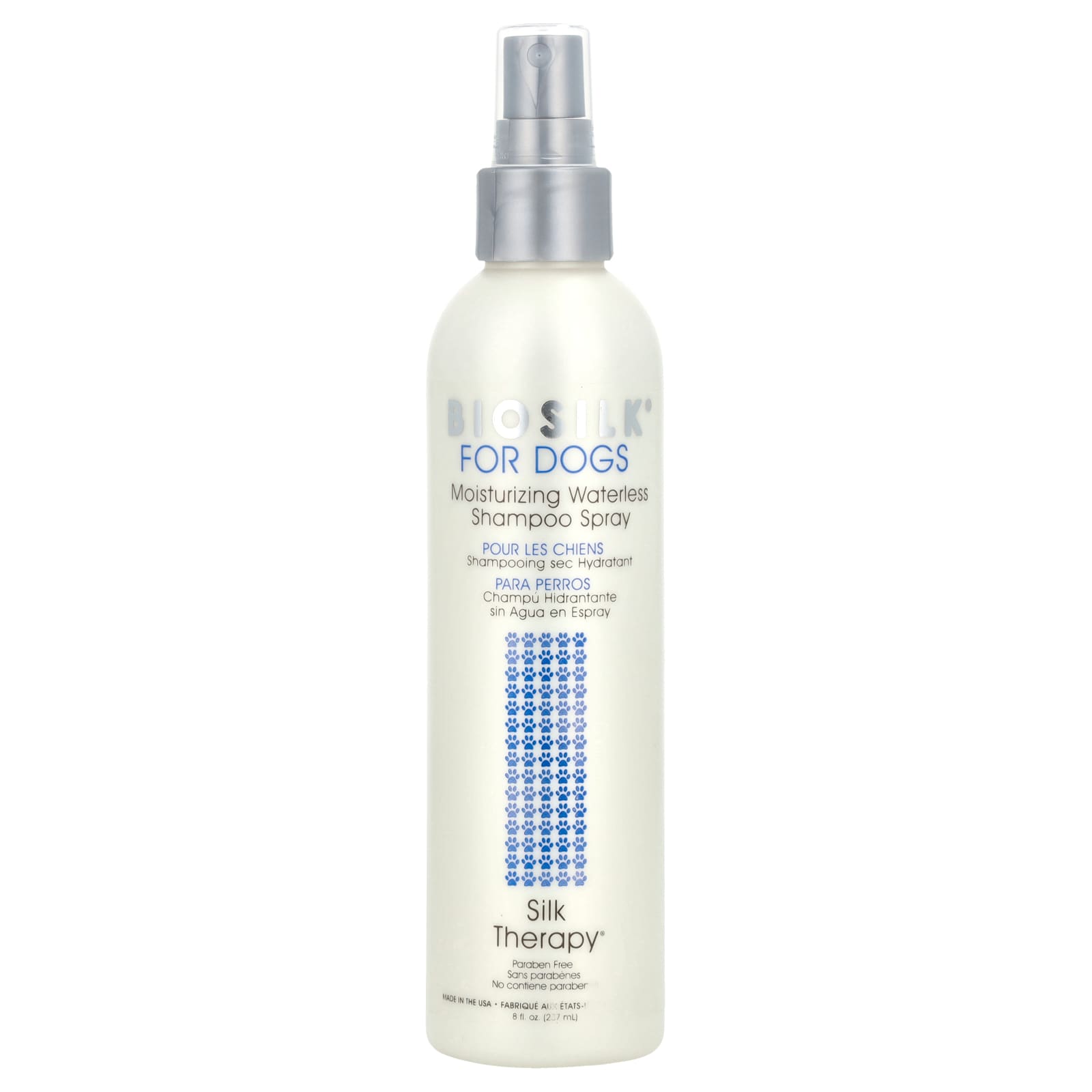 Biosilk Moisturizing Dog Shampoo Spray, Cruelty-Free, 8 fl oz - Image 1