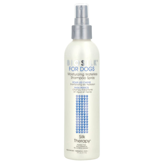 Biosilk Moisturizing Dog Shampoo Spray, Cruelty-Free, 8 fl oz - Image 1