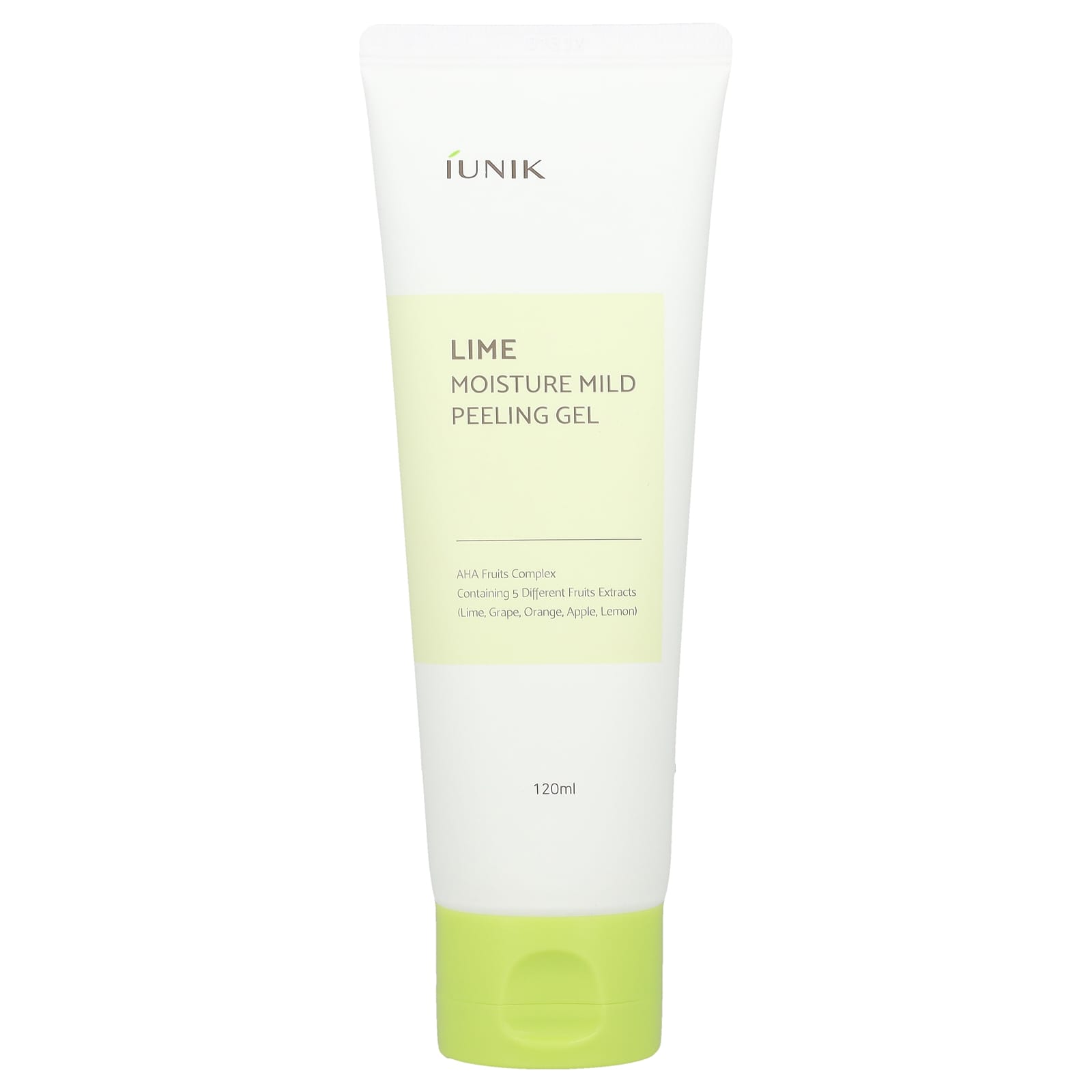 iUNIK Lime Moisture Mild Peeling Gel for Glowing Skin - 120ml - Image 1
