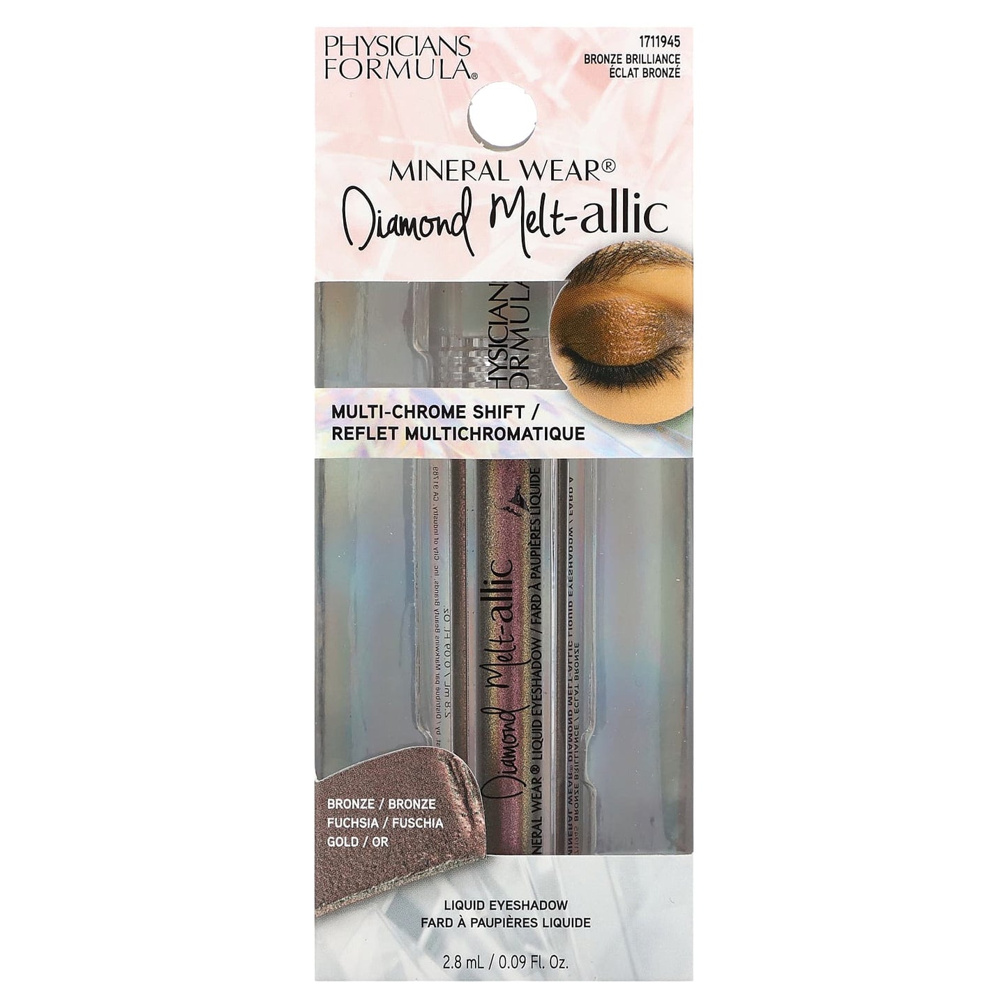 Physicians Formula, Mineral Wear, Diamond Melt-allic Liquid Eyeshadow, 1711945 Bronze Brilliance, 0.09 fl oz (2.8 ml) - Image 2
