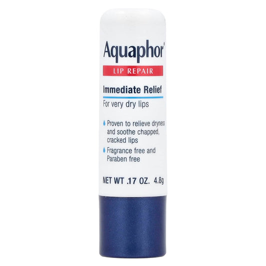 Fragrance-Free Lip Repair Stick for Dry, Chapped Lips by Aquaphor - Image 1