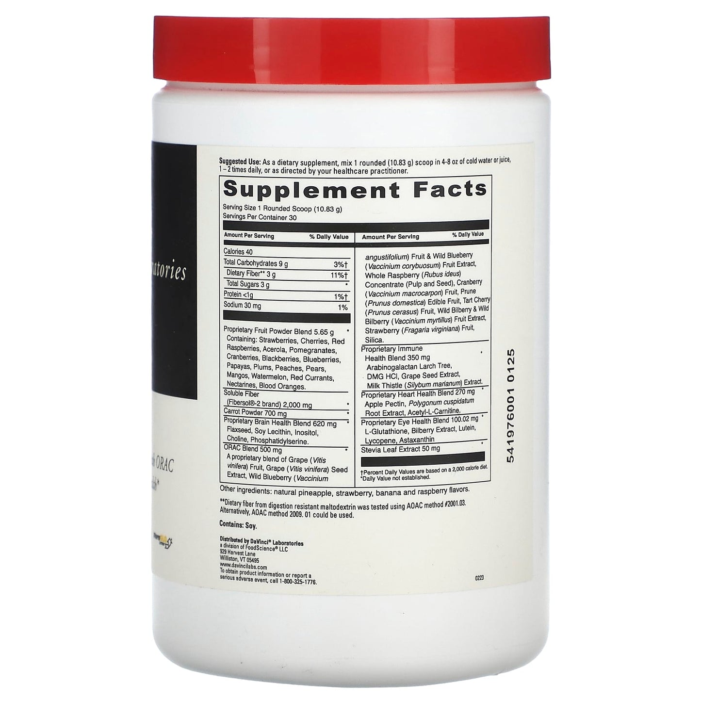 DaVinci Laboratories Spectra Reds - Immune System & Antioxidant Support - Image 2