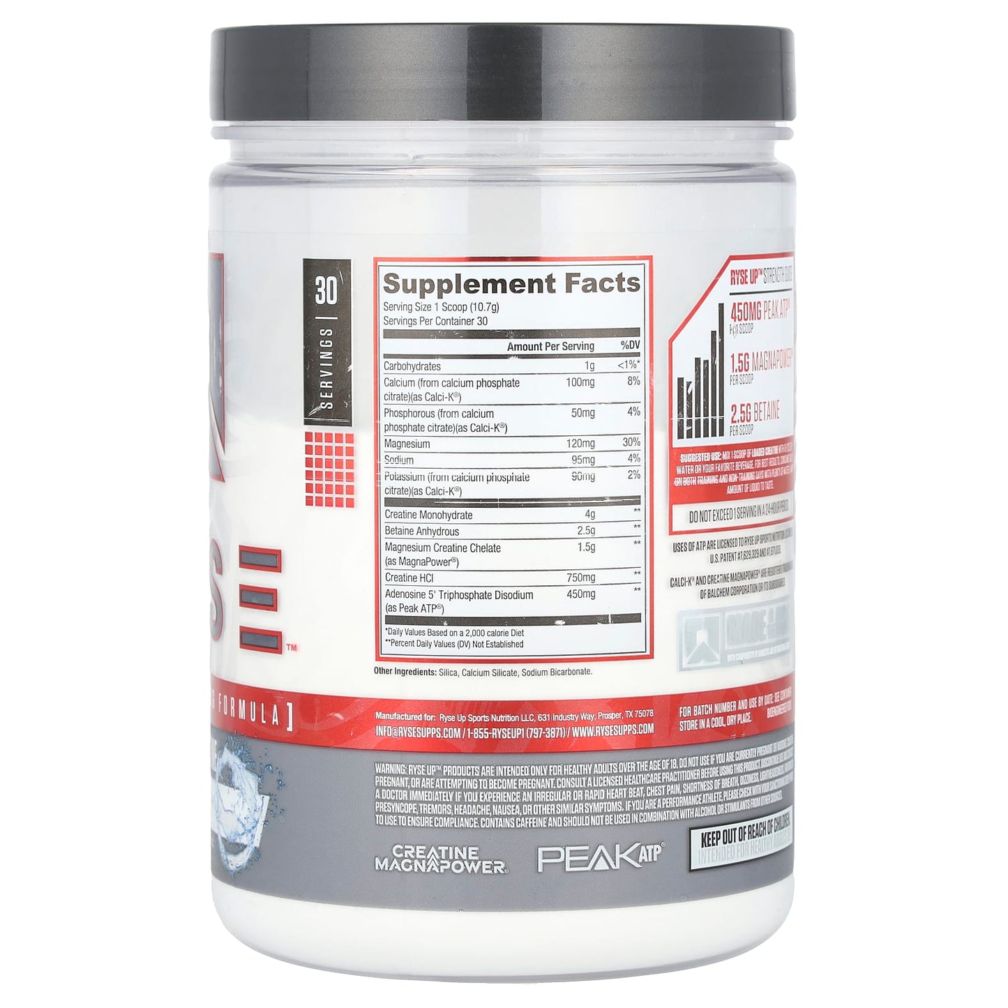 RYSE, Loaded Creatine, Unflavored, 11.3 oz (321 g) - Image 2