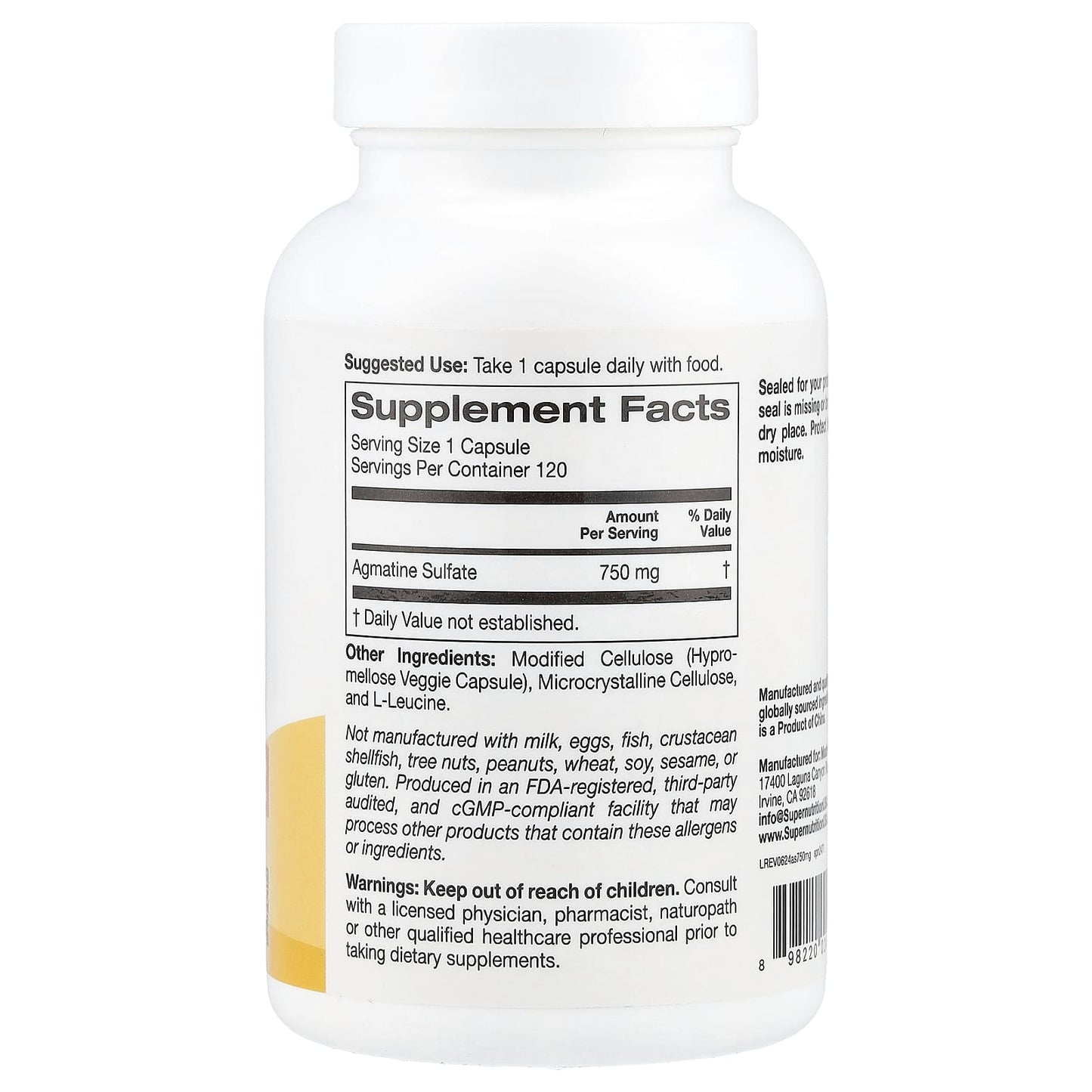 Agmatine Sulfate Supplement for Endurance and Wellness - Image 2