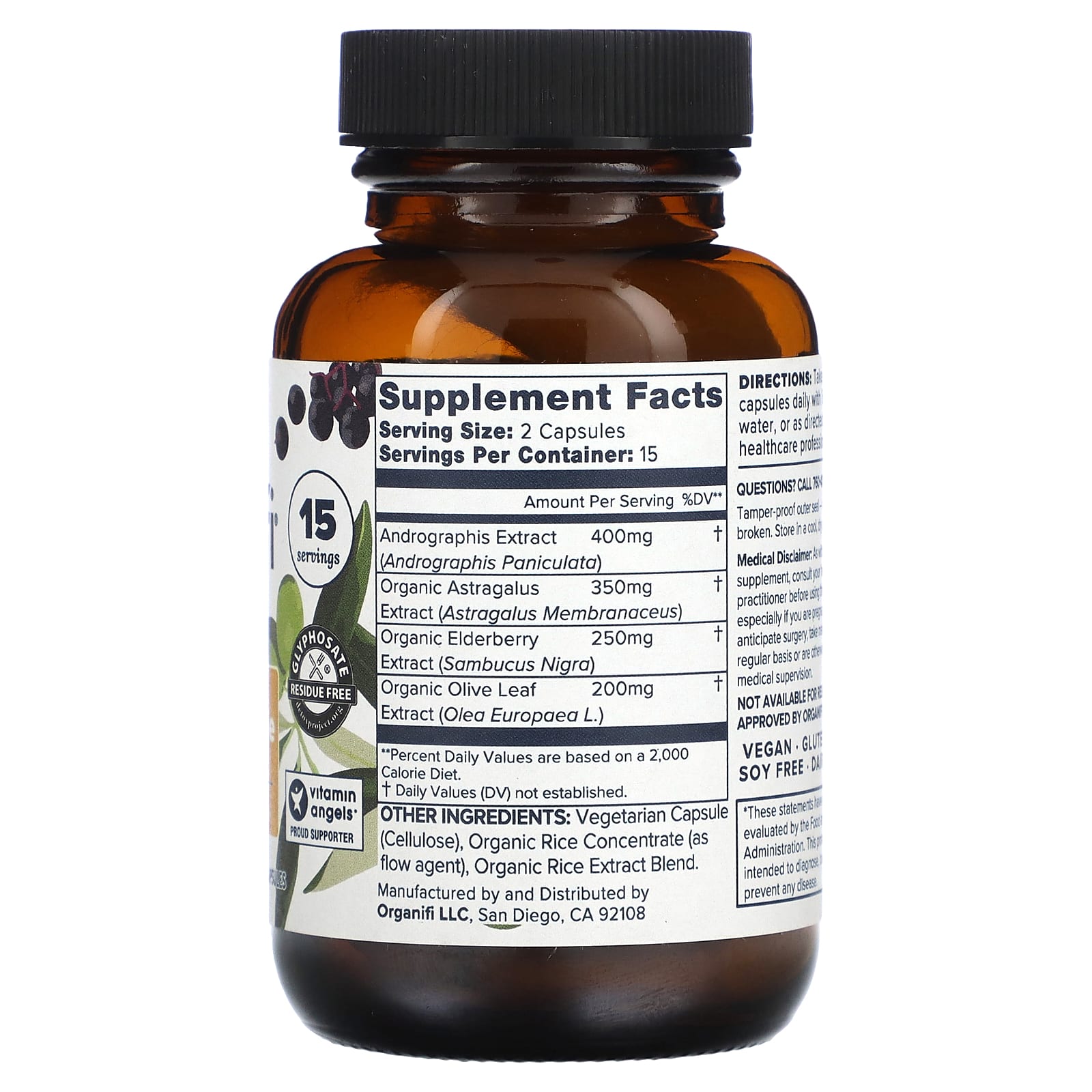 Organifi, Critical Immune, 30 Capsules - Image 2