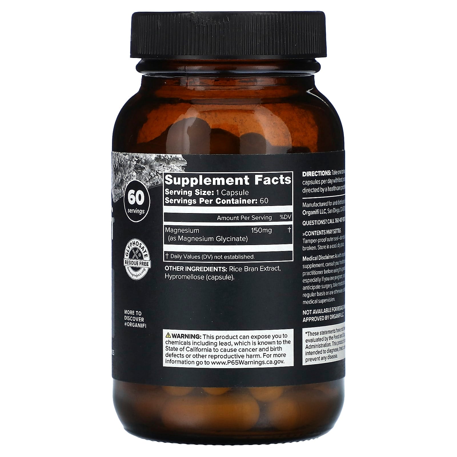 Organifi, Essential Magnesium, 60 Capsules (150 mg per Capsule) - Image 2