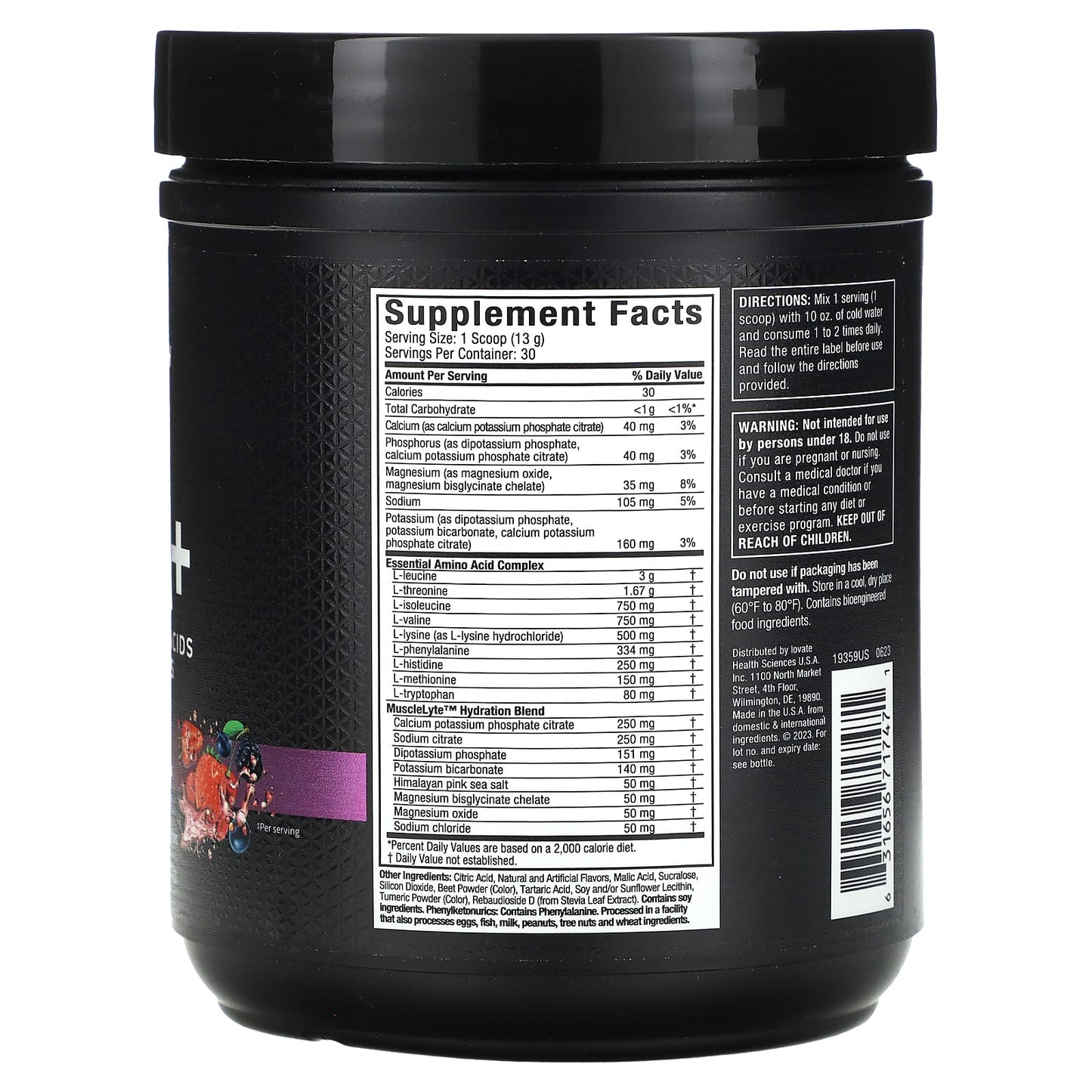 MuscleTech, Platinum 100% EAA+, Fruit Punch, 13.86 oz (393 g) - Image 2