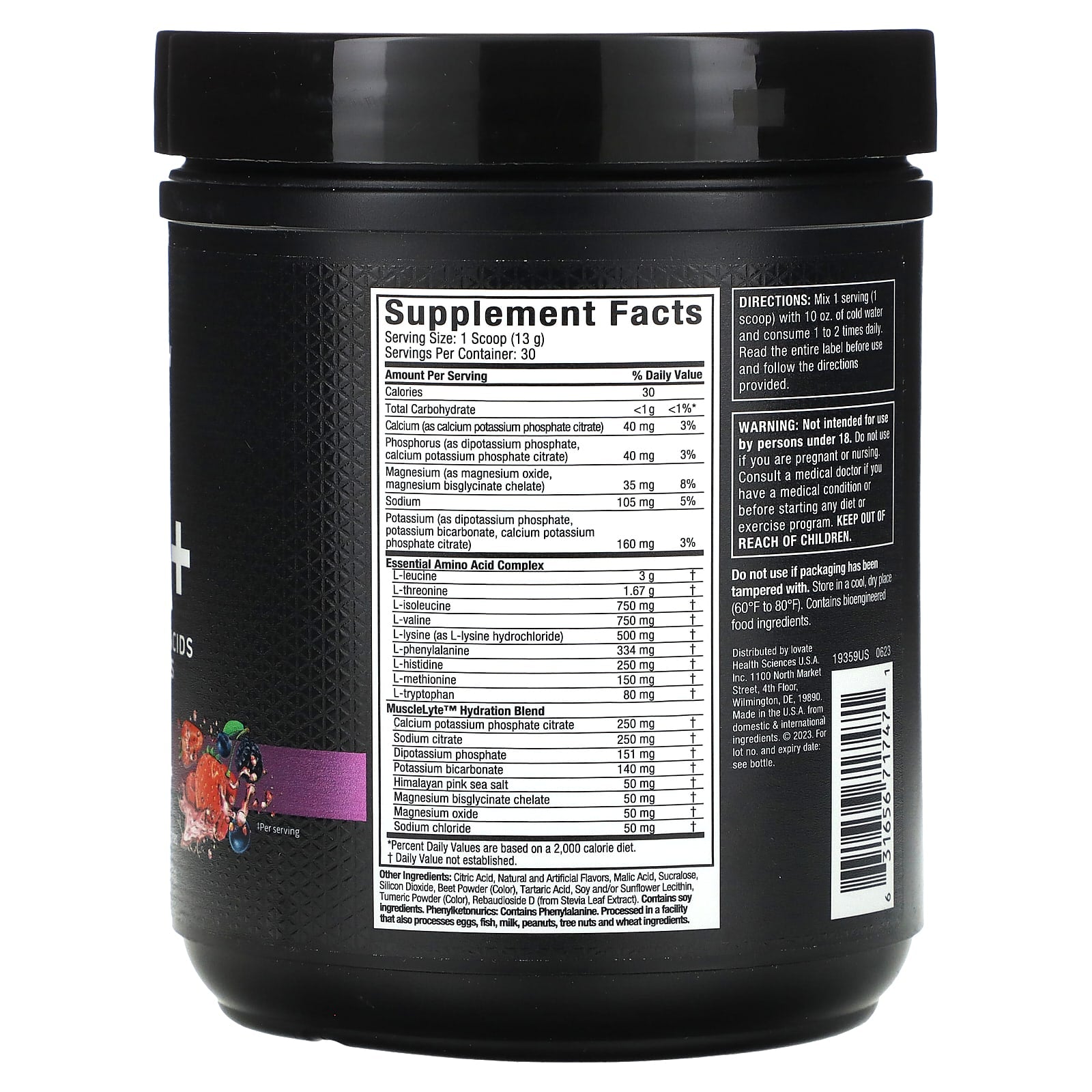 MuscleTech, Platinum 100% EAA+, Fruit Punch, 13.86 oz (393 g) - Image 2