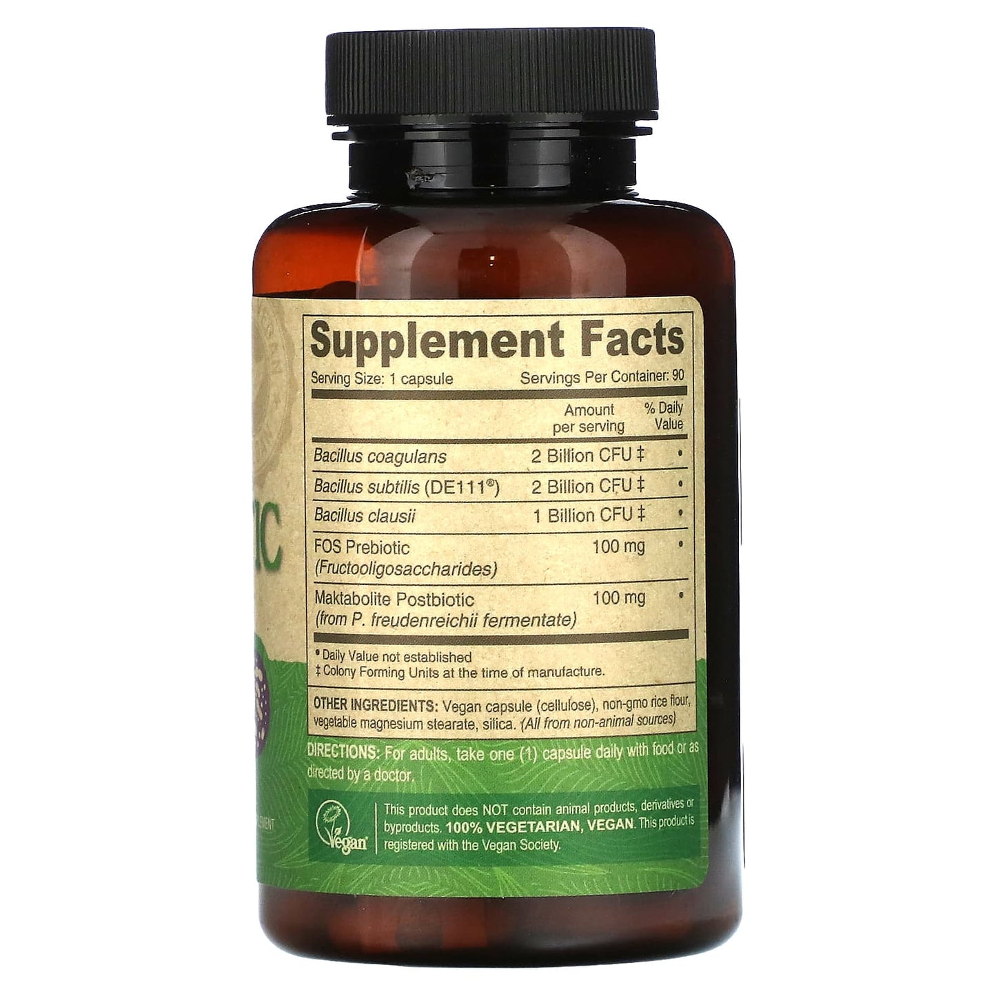 Deva 3-in-1 Vegan Probiotic Supplement - Image 2