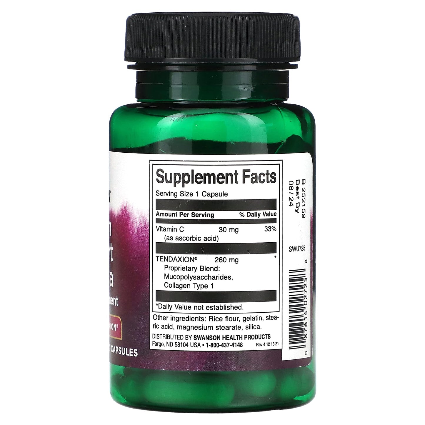 Swanson, Tendon Support Formula, 60 Capsules - Image 2