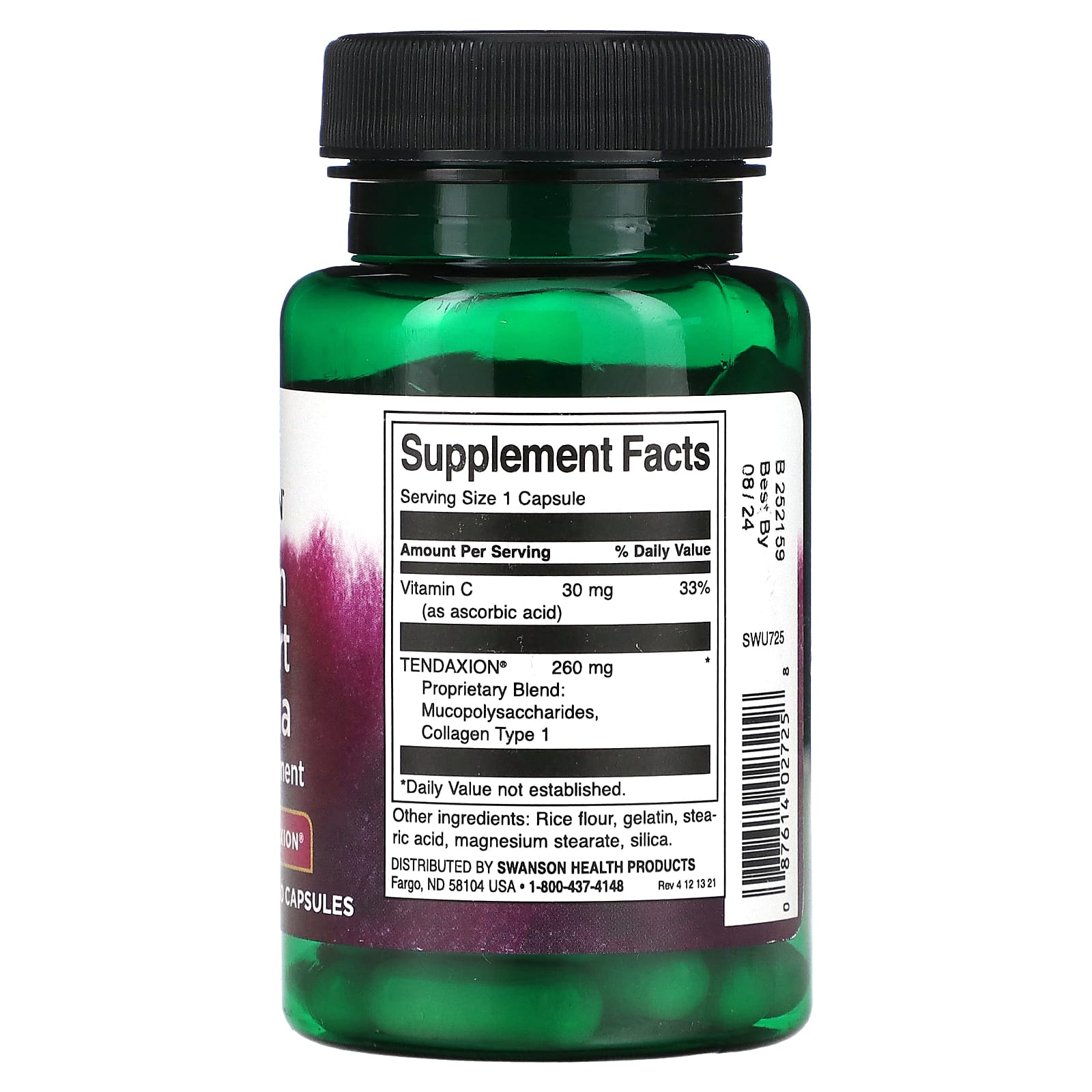 Swanson, Tendon Support Formula, 60 Capsules - Image 2