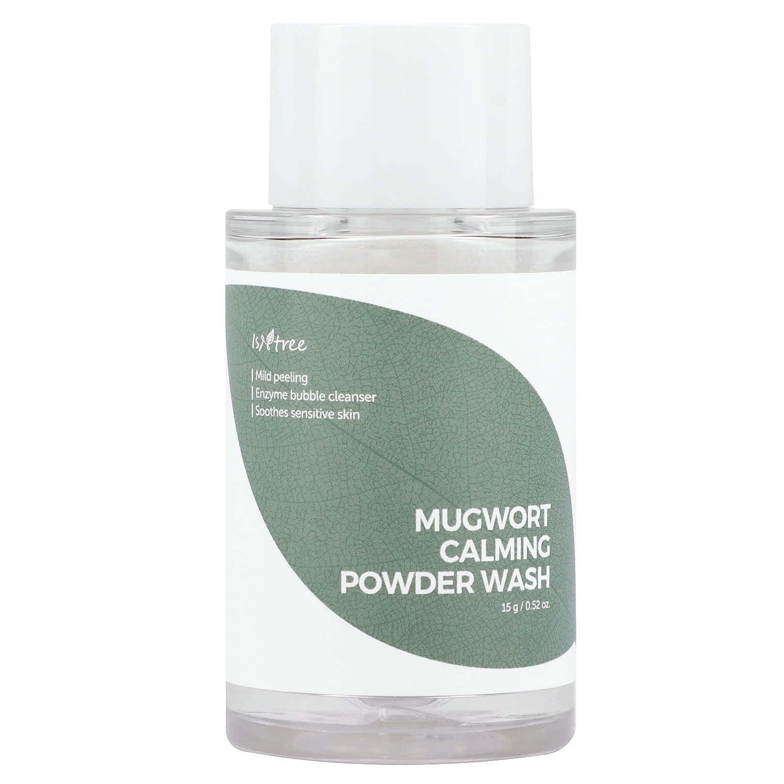 ISNtree Mugwort Calming Powder Wash for Sensitive Skin - 0.52 oz - Image 1