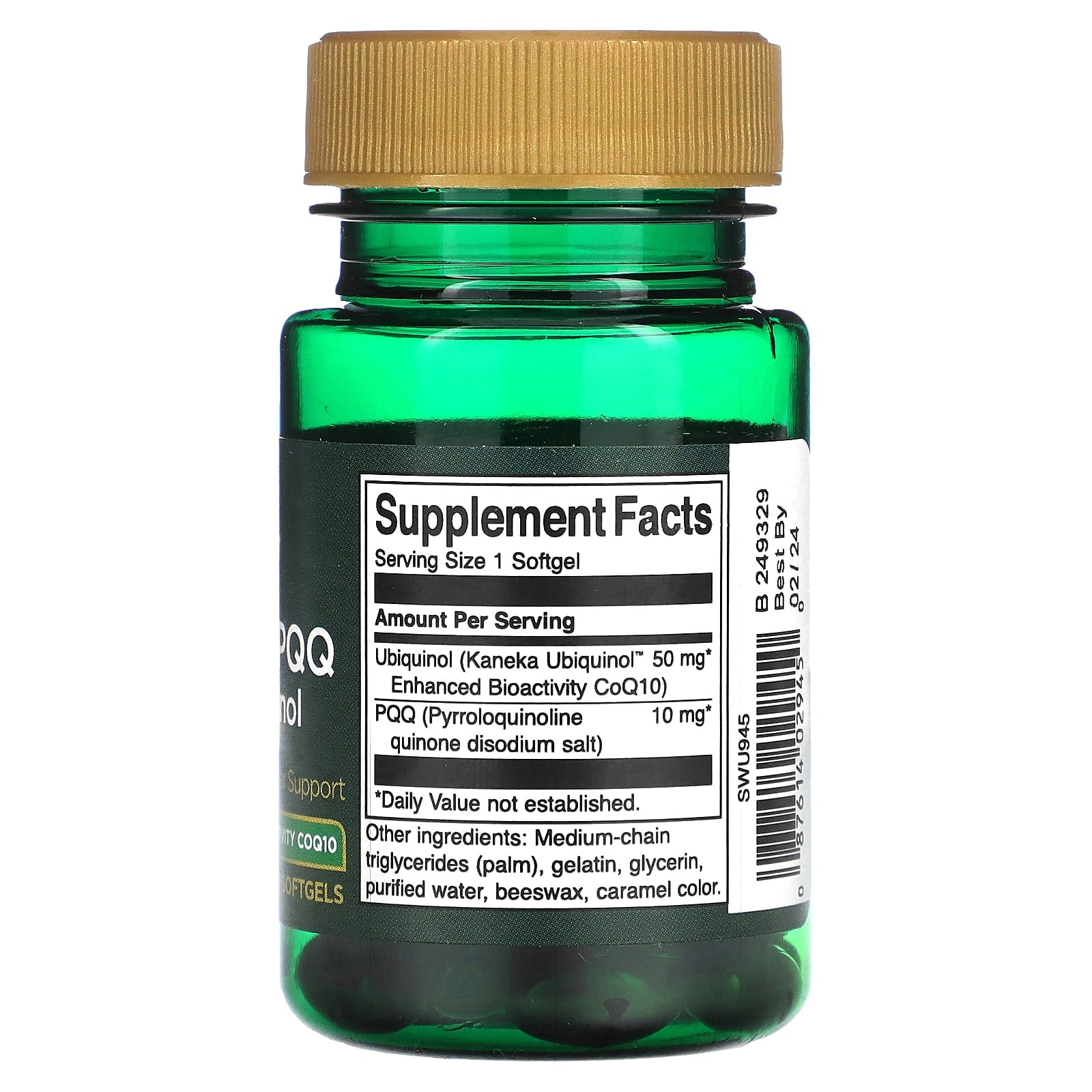Swanson, Enhanced PQQ with Ubiquinol, 30 Softgels - Image 2