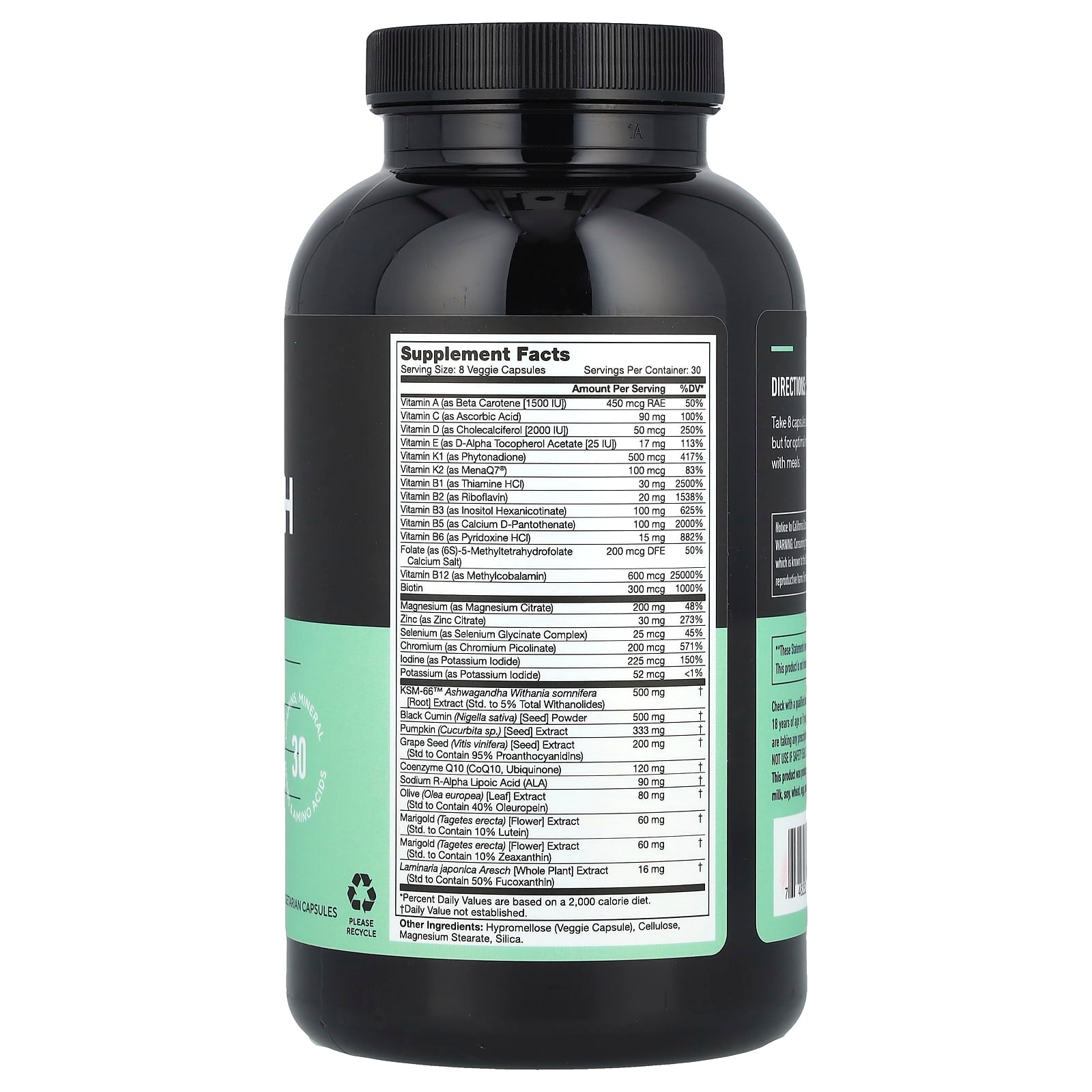 Legion Athletics, Triumph, Men's Sport Multivitamin, 240 Vegetarian Capsules - Image 2