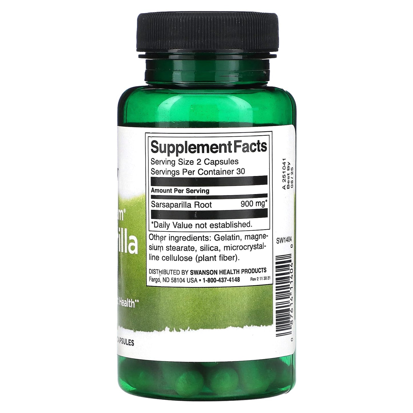 Swanson, Full Spectrum Sarsaparilla Root, 450 mg, 60 Capsules - Image 2