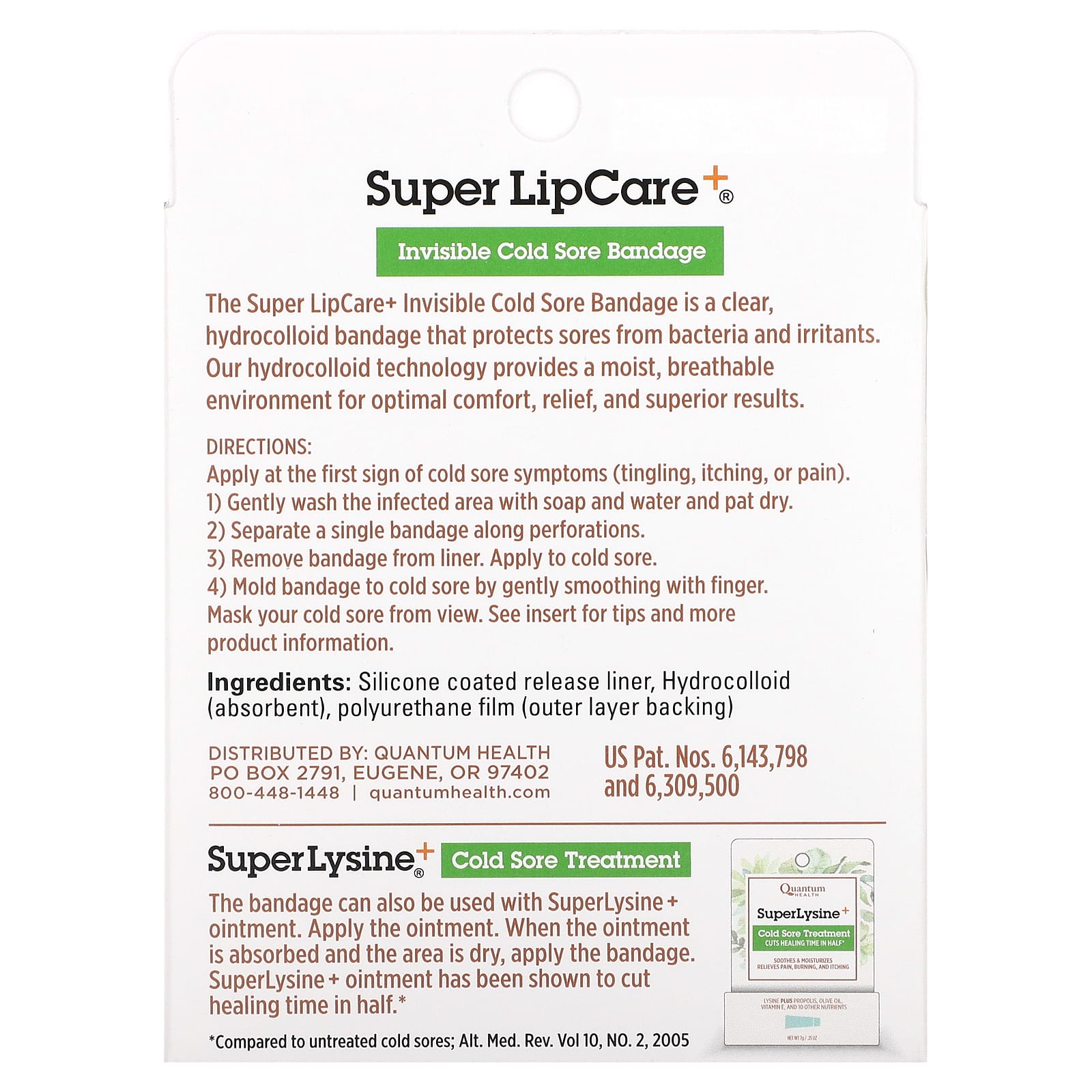 Quantum Health, Super LipCare+, Invisible Cold Sore Badges, 12 Bandages - Image 2