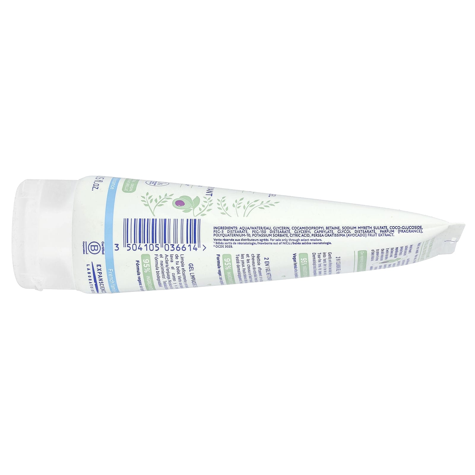 Mustela, Baby, 2 in 1 Cleansing Gel, Hair and Body, Normal Skin, 6.76 fl oz (200 ml) - Image 2