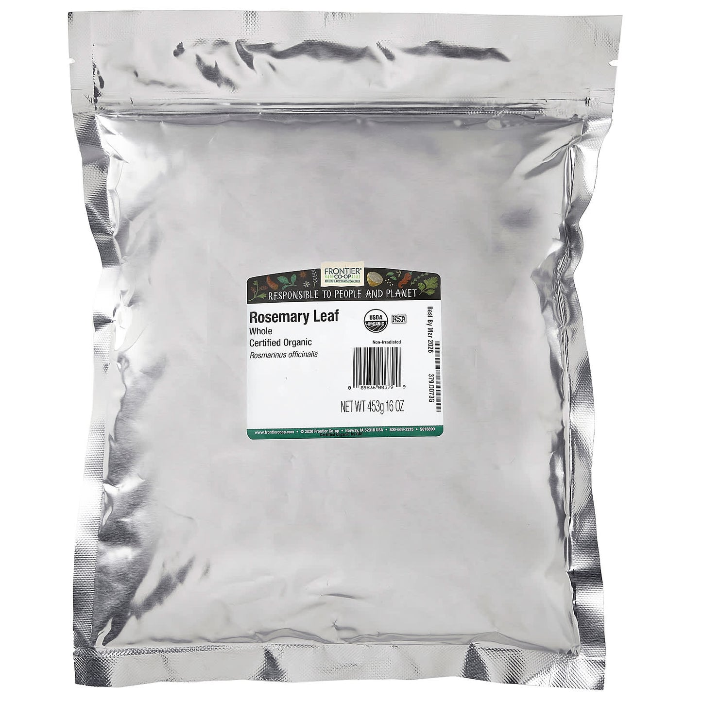 Organic Whole Rosemary Leaf by Frontier Co-op, 16 oz, Non-GMO & Kosher - Image 2