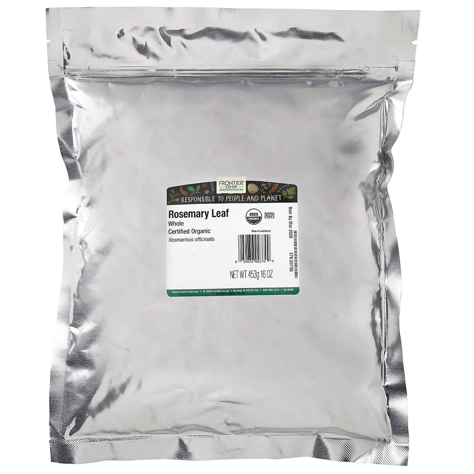 Organic Whole Rosemary Leaf by Frontier Co-op, 16 oz, Non-GMO & Kosher - Image 2