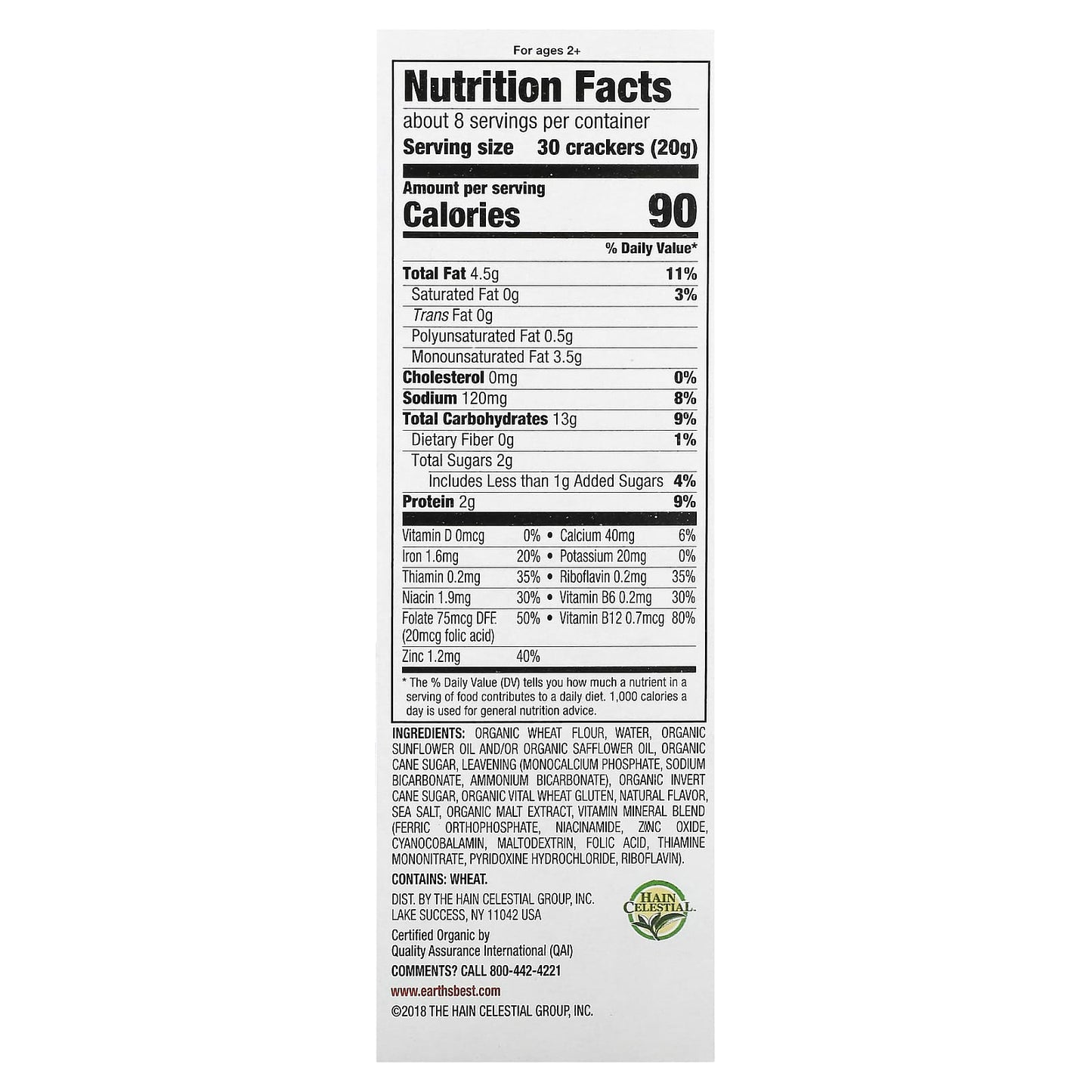 Earth's Best Organic Crunchin' Crackers - Healthy Snack for Toddlers - Image 2
